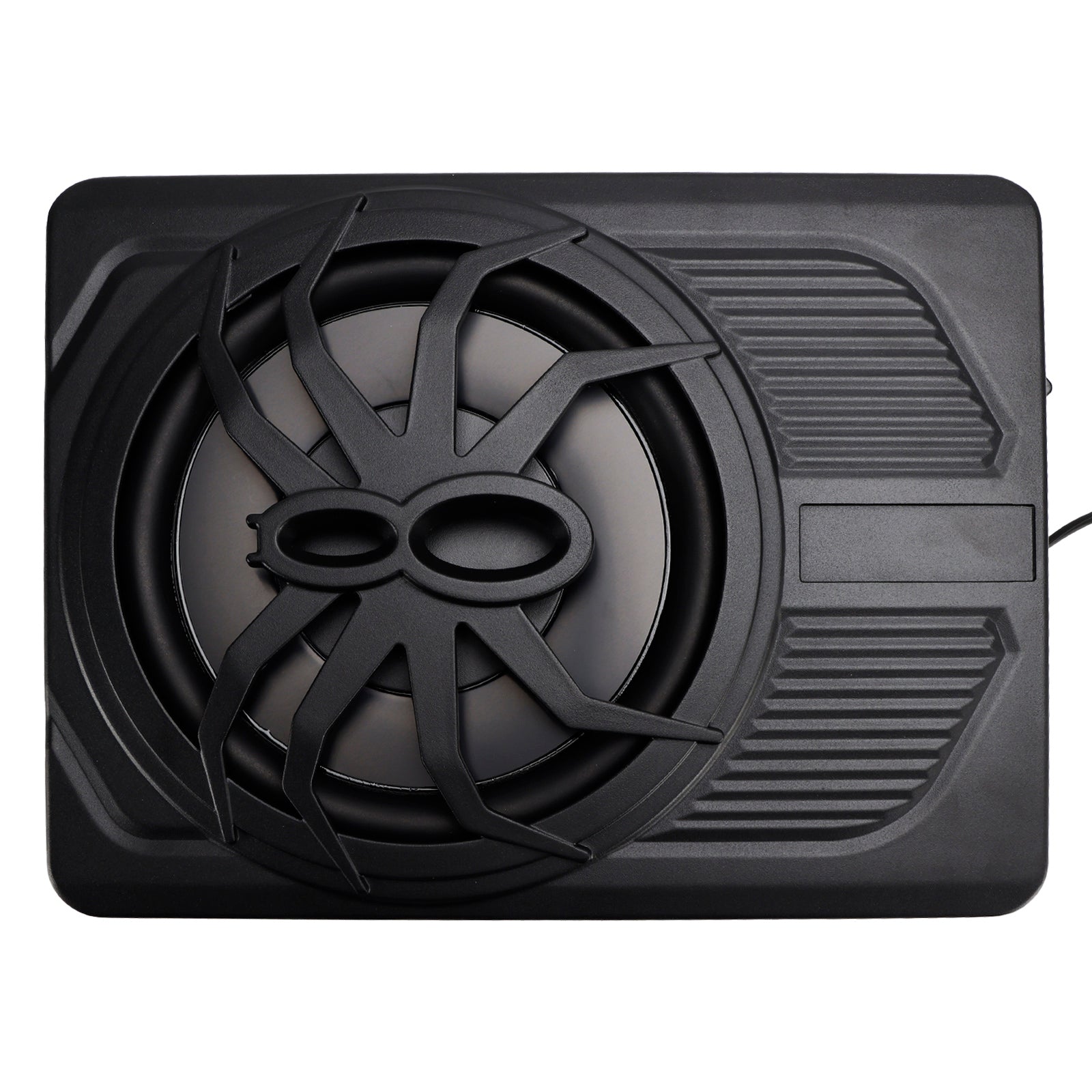 1200W Caisson de basses actif plat 10" 12V pour voiture, SUV et monospace, à installer sous le siège