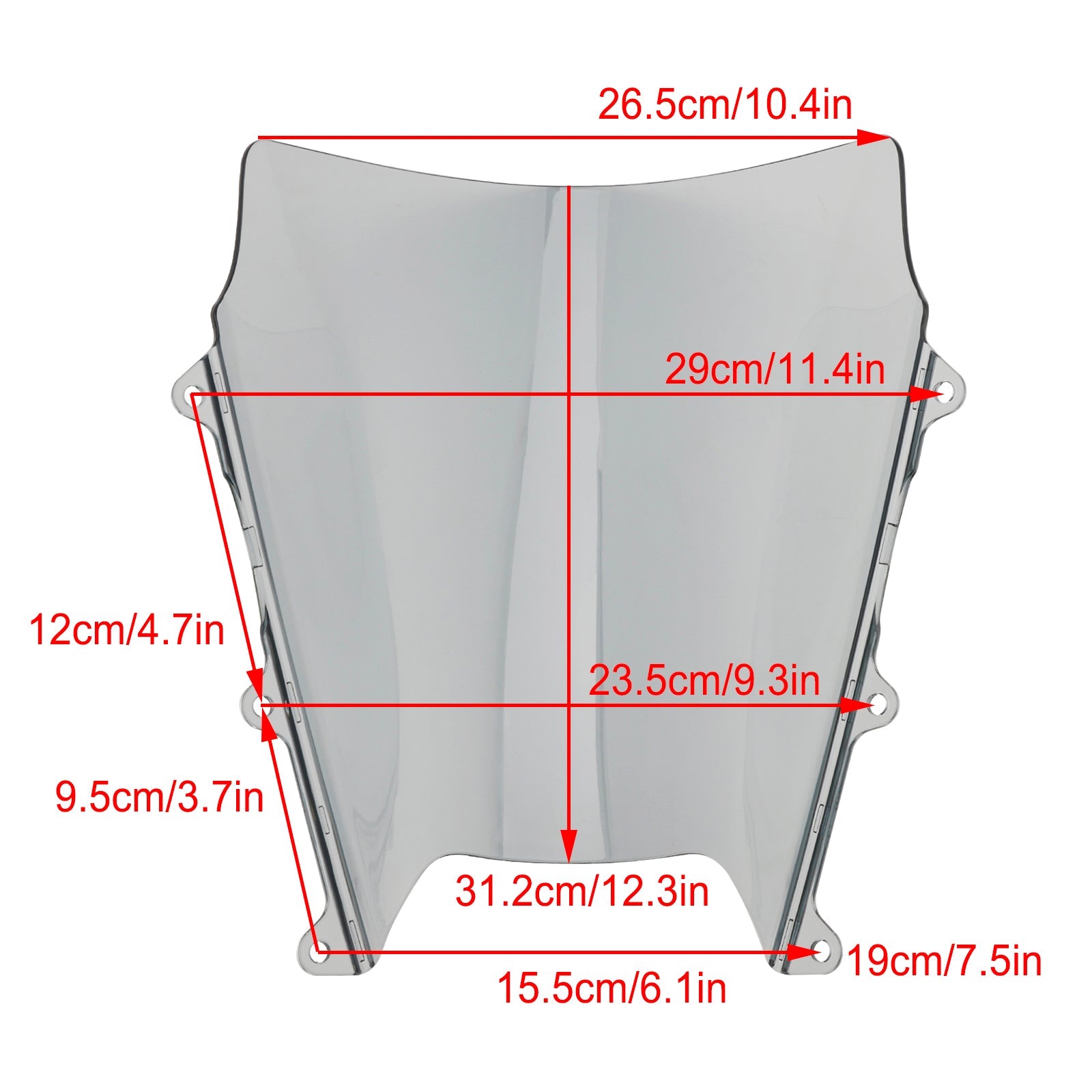 Suzuki GSX-8R 2023-2024 parabrisas