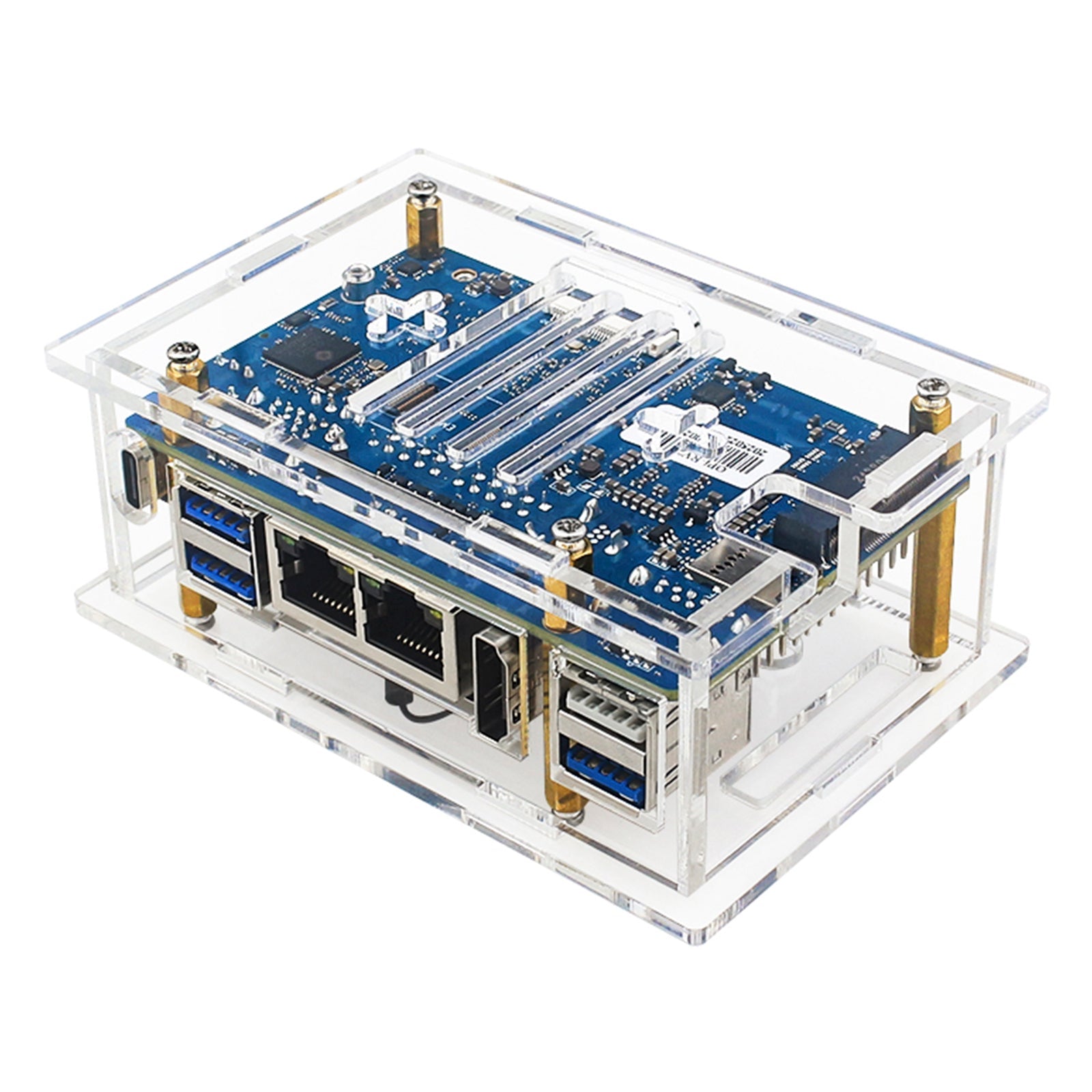 Dedykowana karta rozwoju Orange PI RV2, przezroczysta akrylowa skrzynia