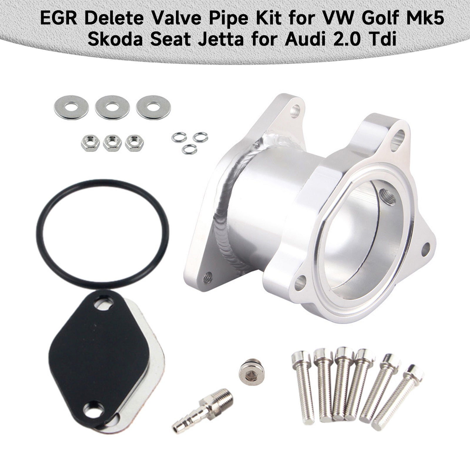 Skoda Octavia - Kit tubo di eliminazione valvola EGR BKD / AZV (PD140) e BMN (PD170) 2.0 16v per motori PD e PPD