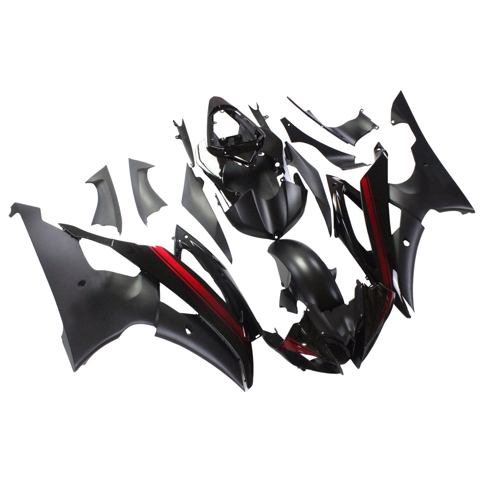 Injection carénage Kit carrosserie plastique ABS fit pour Yamaha YZF 600 R6 2008-2016