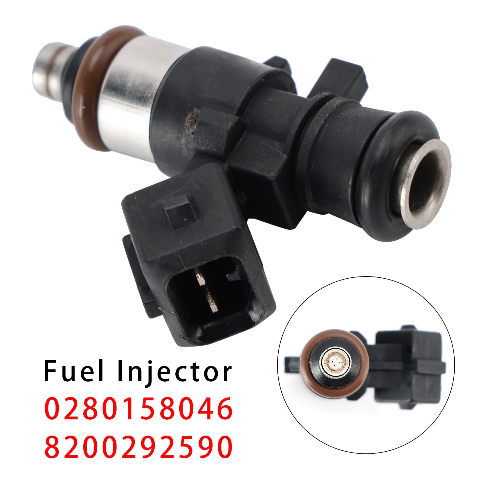 1x polttoainesuutin Dacia Sandero Renault Clio III 0280158046 8200292590