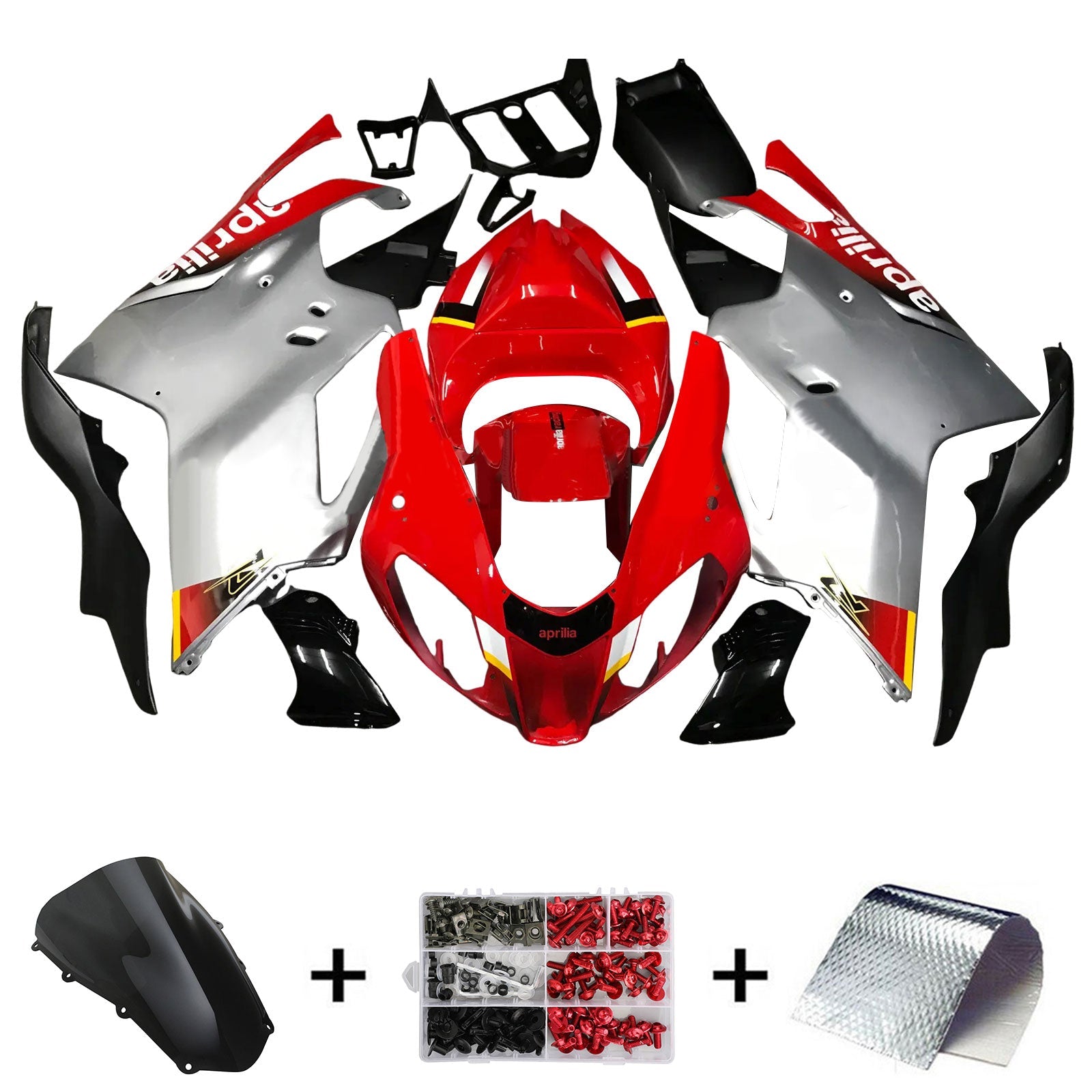 Amotopart Aprilia RSV1000 2003-2006 Kit Carenado Plástico Carrocería