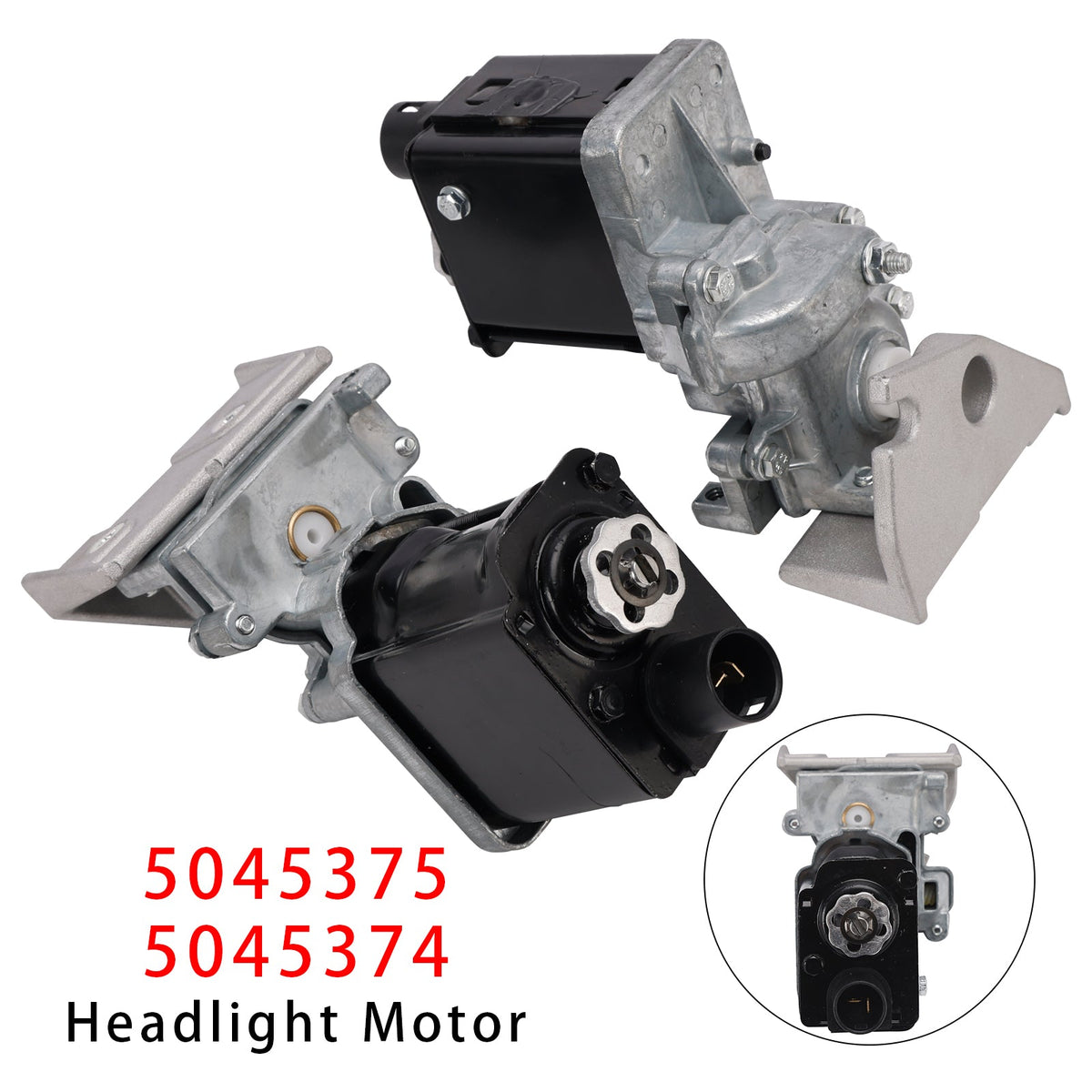Motorino faro sinistro e destro per Chevrolet Corvette 1963-1967, codici 5045375 e 5045374