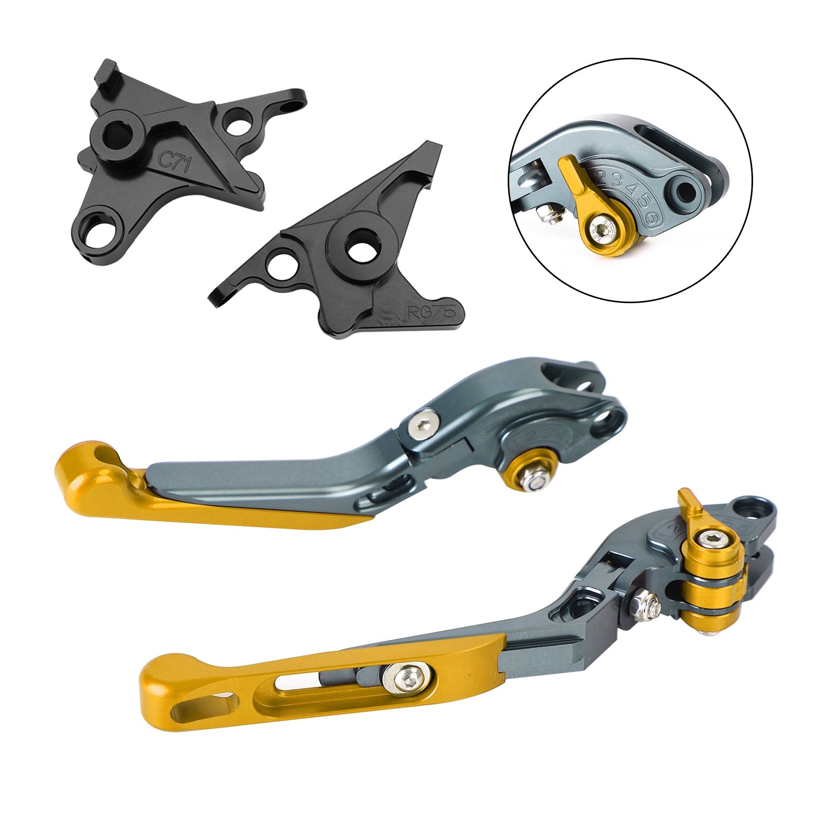 Levier de frein d'embrayage réglable pour BMW R NINE T /PURE/RACER 2017-2023