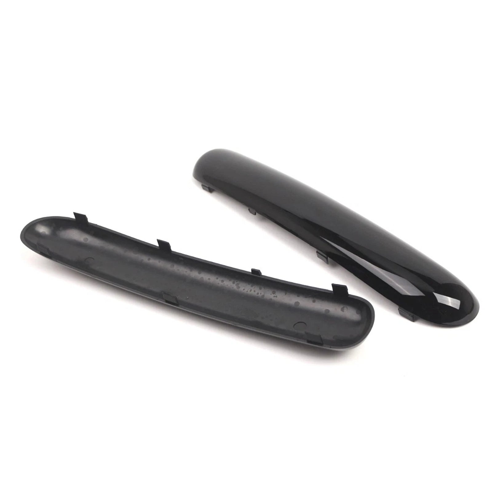 Paire de garnitures de pare-chocs avant noir brillant pour Mini One Cooper R50/R52/R53 (2001-2004)