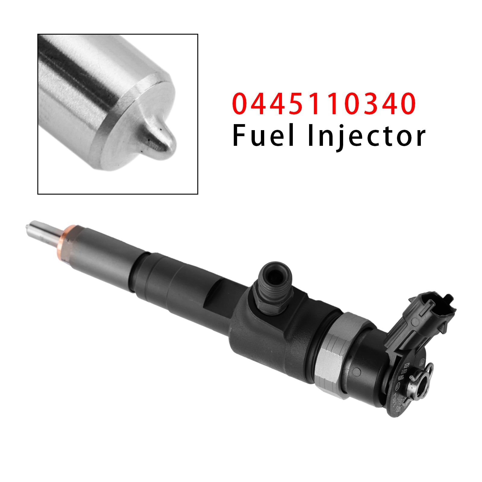 08.2017 - Injecteur de carburant (1 pièce) pour Opel Crossland X 1.6 Turbo D 85 kW 116 ch 1560 cm³ (référence 0445110340)