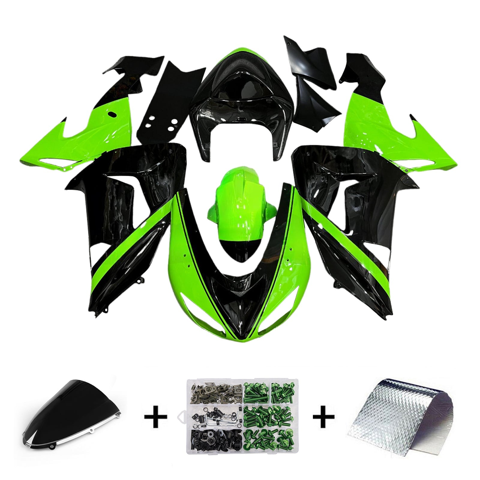 Injekcijski komplet, plastično telo ABS za Kawasaki ZX10R 2006-2007