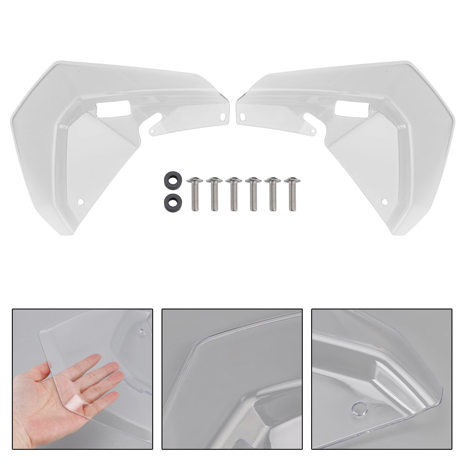 Panele boczne szyby przedniej kompatybilne z BMW R1300GS ADV 2025-2026