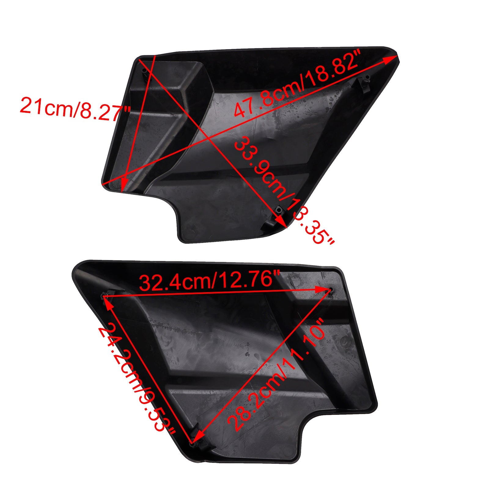 Stranski pokrov akumulatorja za Touring Road Glide, Electra Glide in Street Glide (2009–2024)