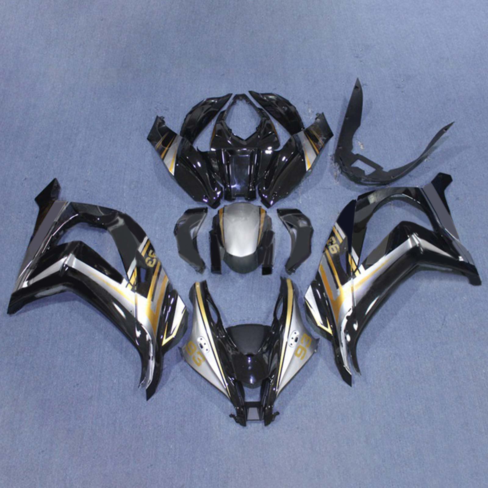 Kit de carénage injecté en plastique ABS pour Kawasaki ZX10R 2016-2020