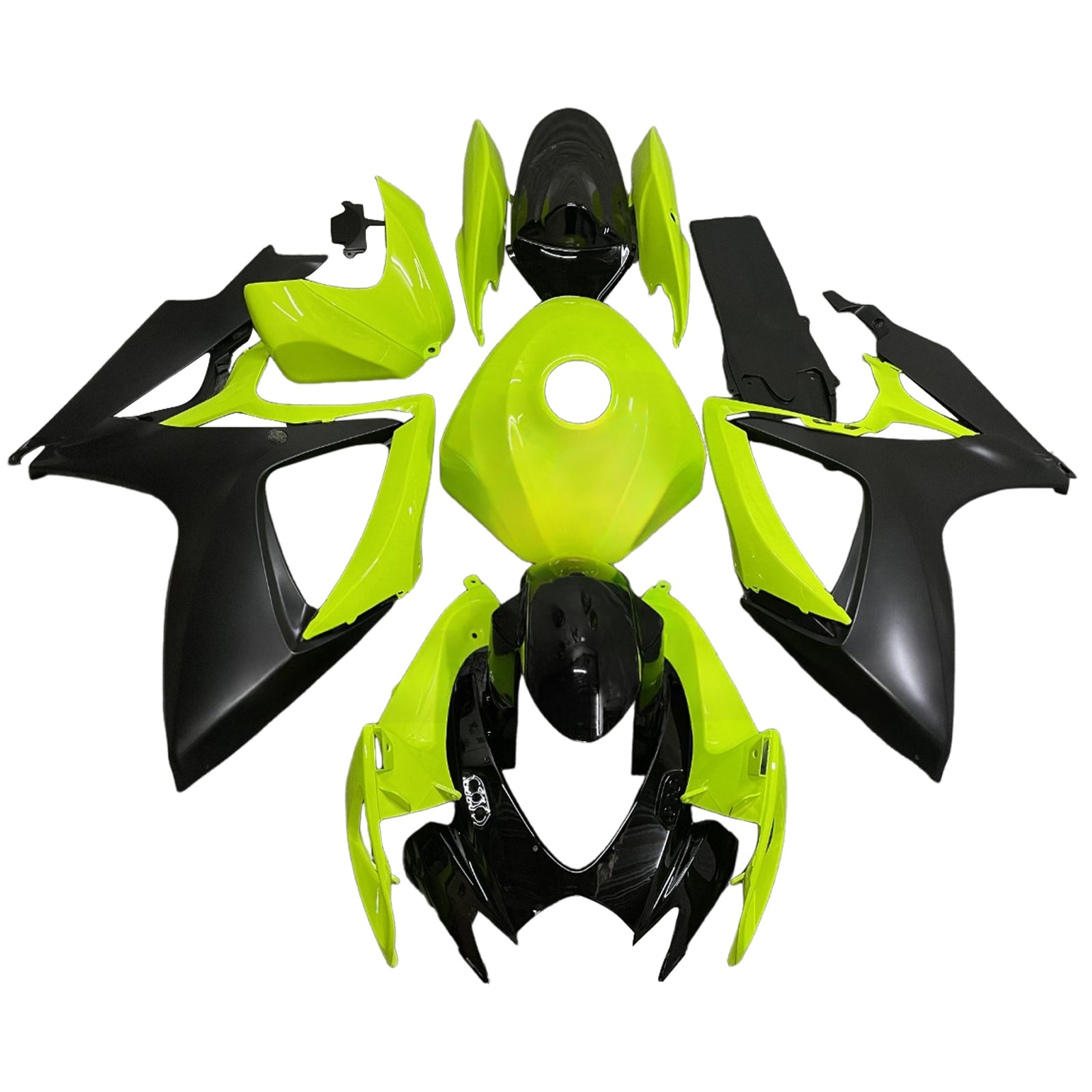 Kit de carénage injecté en plastique ABS pour Suzuki GSXR 600/750 2006-2007 K6