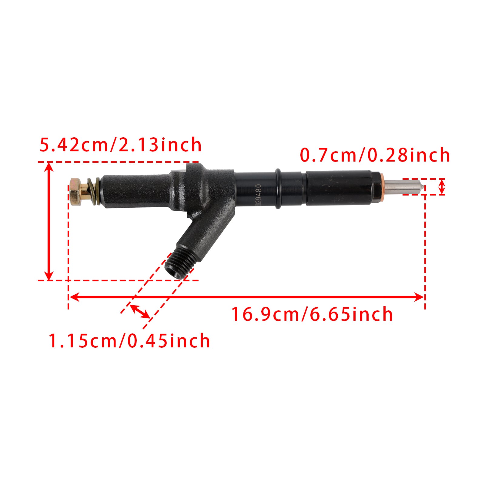 4 injecteurs de carburant pour moteur ISUZU 4JH1 105118-8210 97382948 8973829480