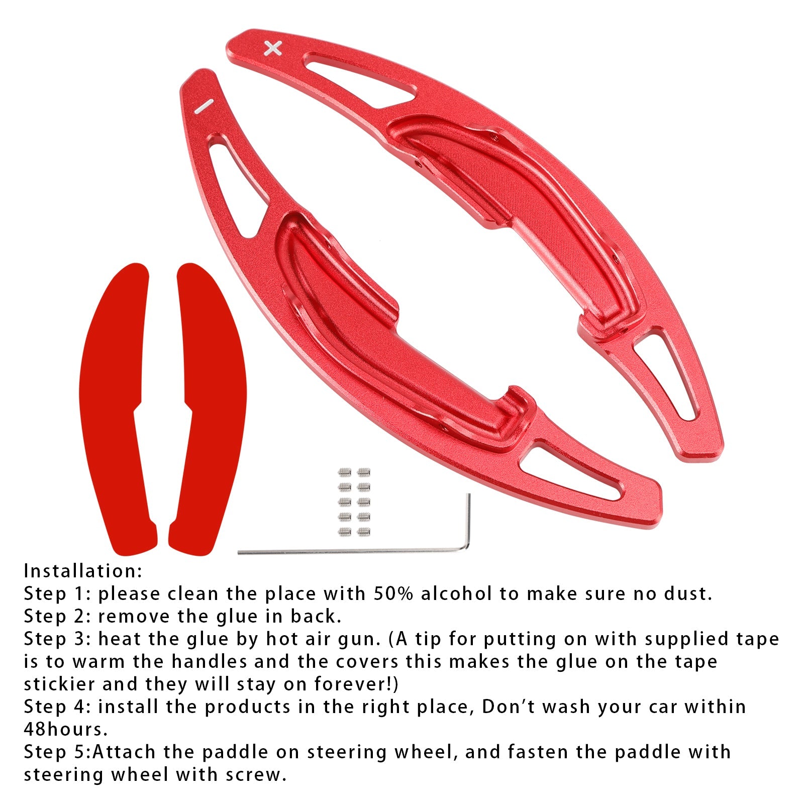 Extension de palettes de changement de vitesse au volant pour BMW M3 M4 X5M X6M en aluminium