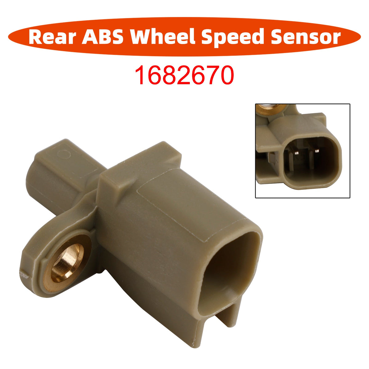 Capteur de vitesse de roue ABS arrière gauche ou droite pour Ford Kuga 2.0D (à partir de 2012) 1682670