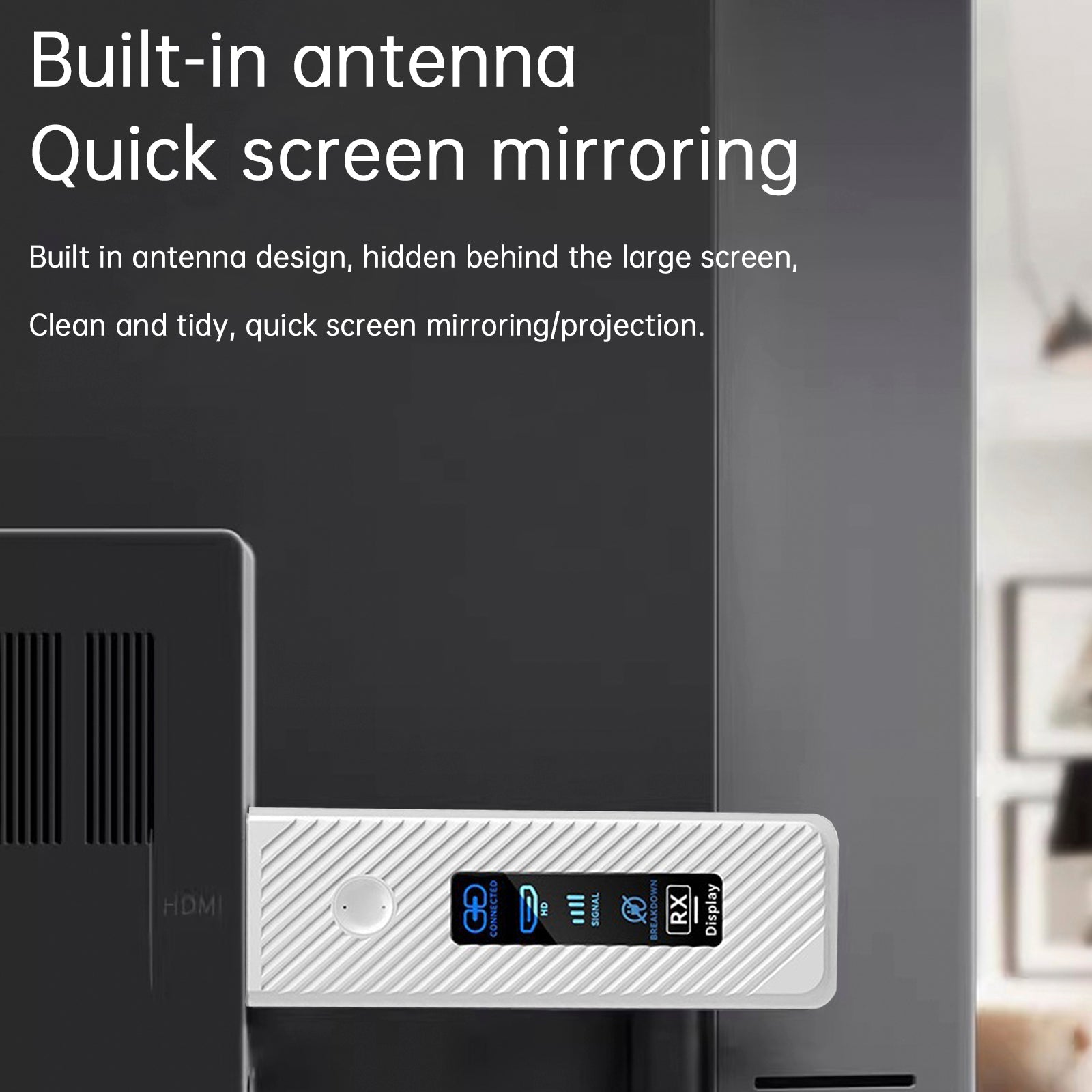 Projecteur sans fil HDMI pour même écran HD 1080P 50M, émetteur-récepteur vidéo