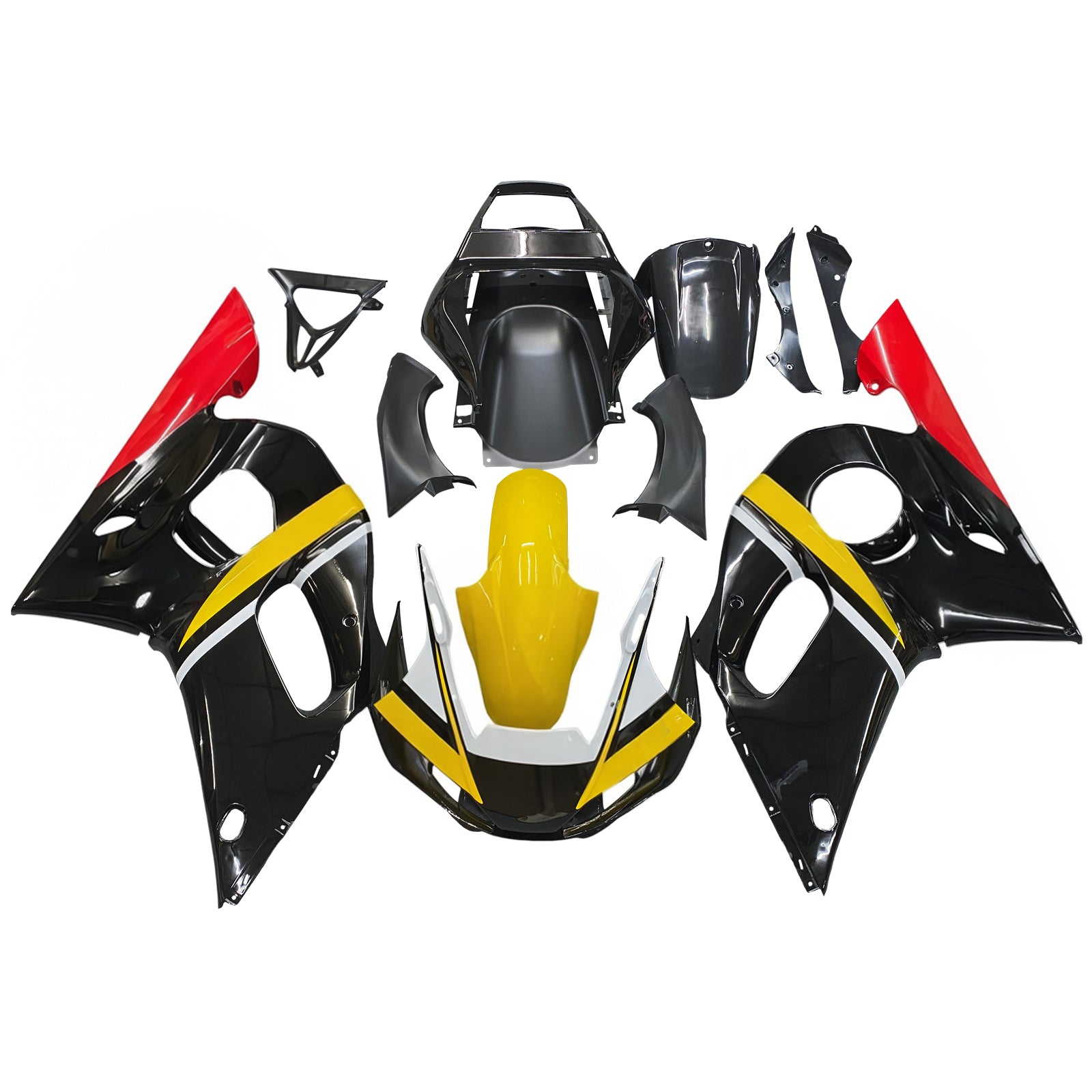 Kit de carénage à injection en plastique ABS pour Yamaha YZF 600 R6 1998-2002