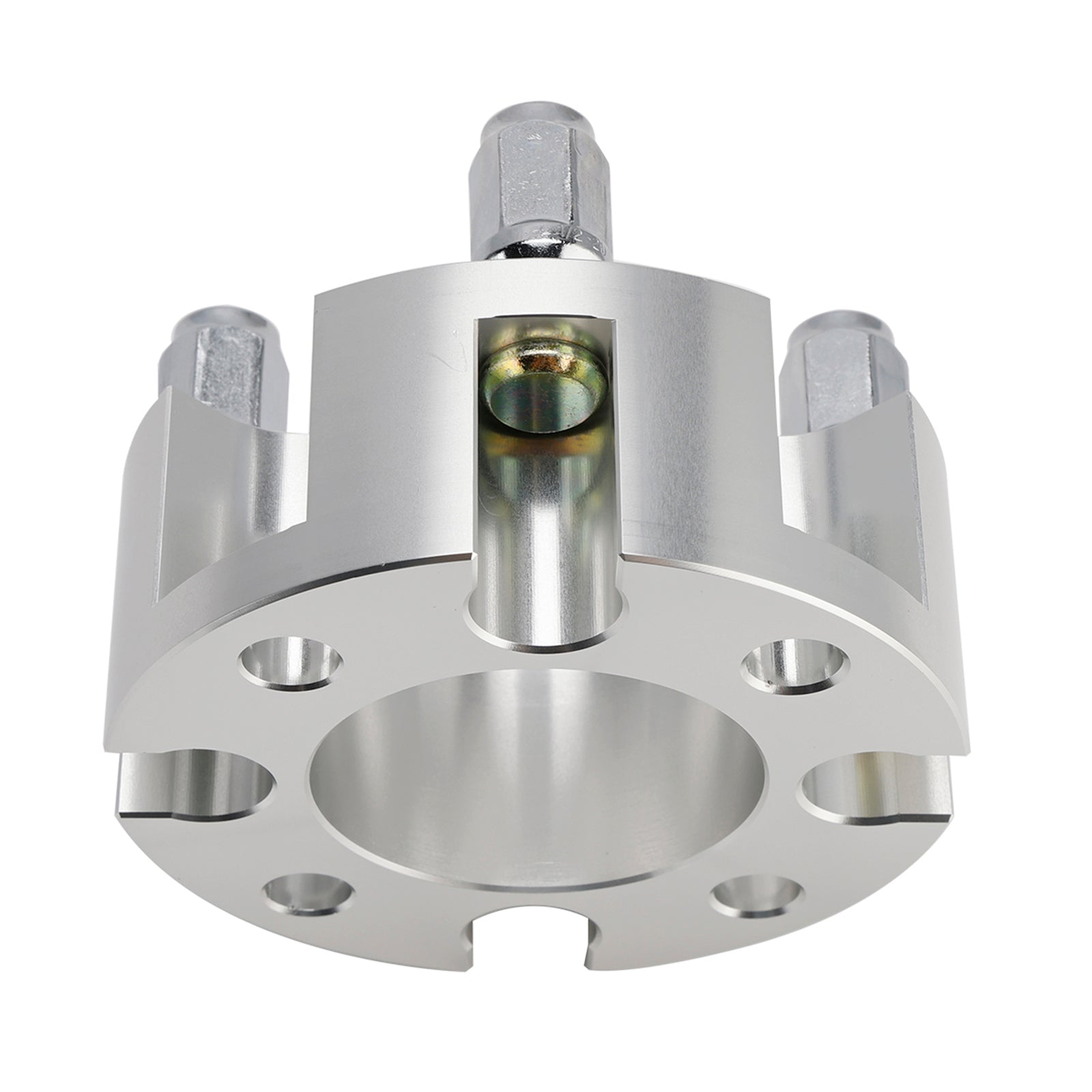 Kit d'entretoises de roue 2"" pour voiturettes de golf Yamaha Club Car Ezgo, câbles et écrous de roue argentés