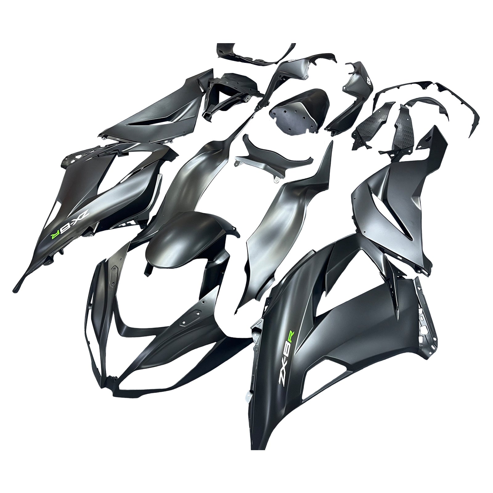 Kit de carénage par injection , carrosserie en plastique ABS Pour Kawasaki ZX6R 2013-2018