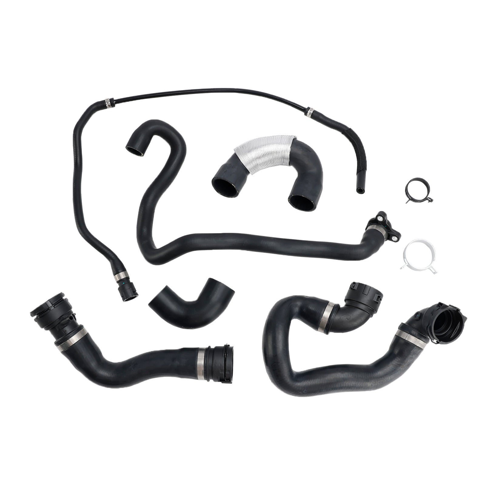 Kit de manguera de agua refrigerante para radiador, 6 uds., para BMW 135i 335i 335xi 2007-2010