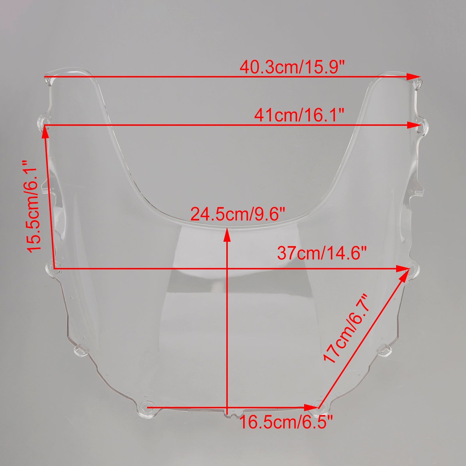 Parabrisas + soporte para Yamaha XSR900 GP 2024-2025