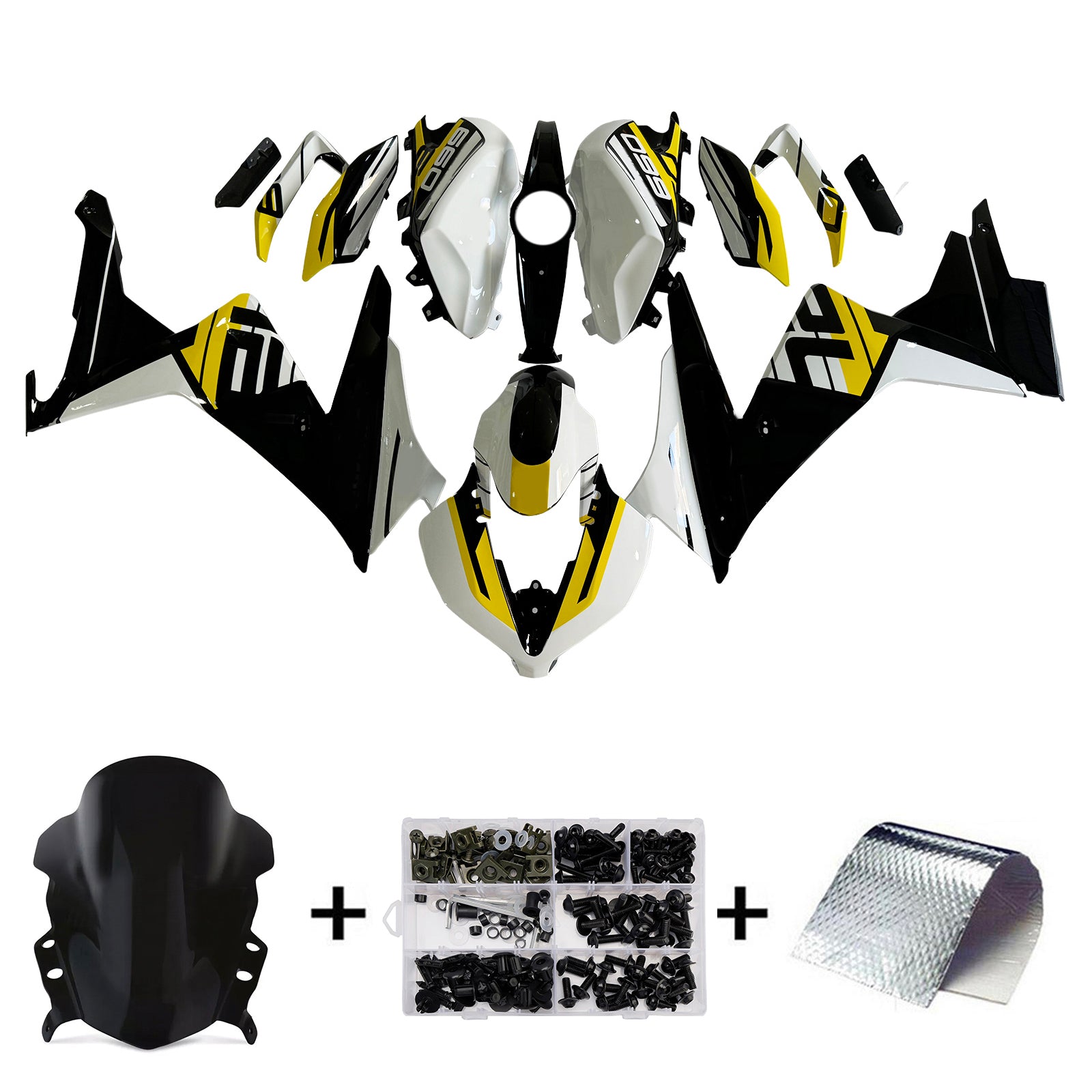 Kit de carénage injecté en plastique ABS pour Triumph Daytona 660 2024-2025