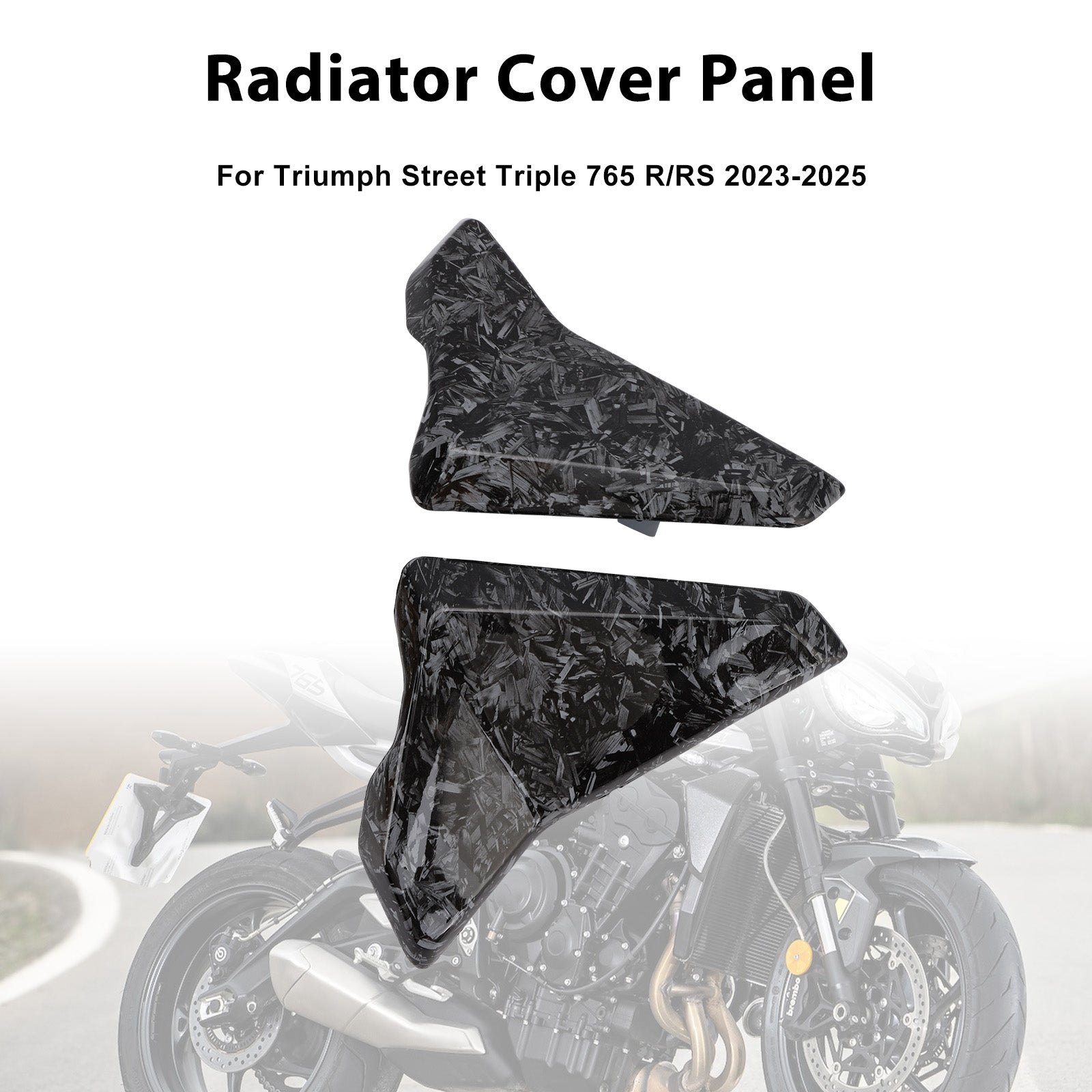 Carénages latéraux de radiateur pour Street Triple 765 R/RS 2023-2025