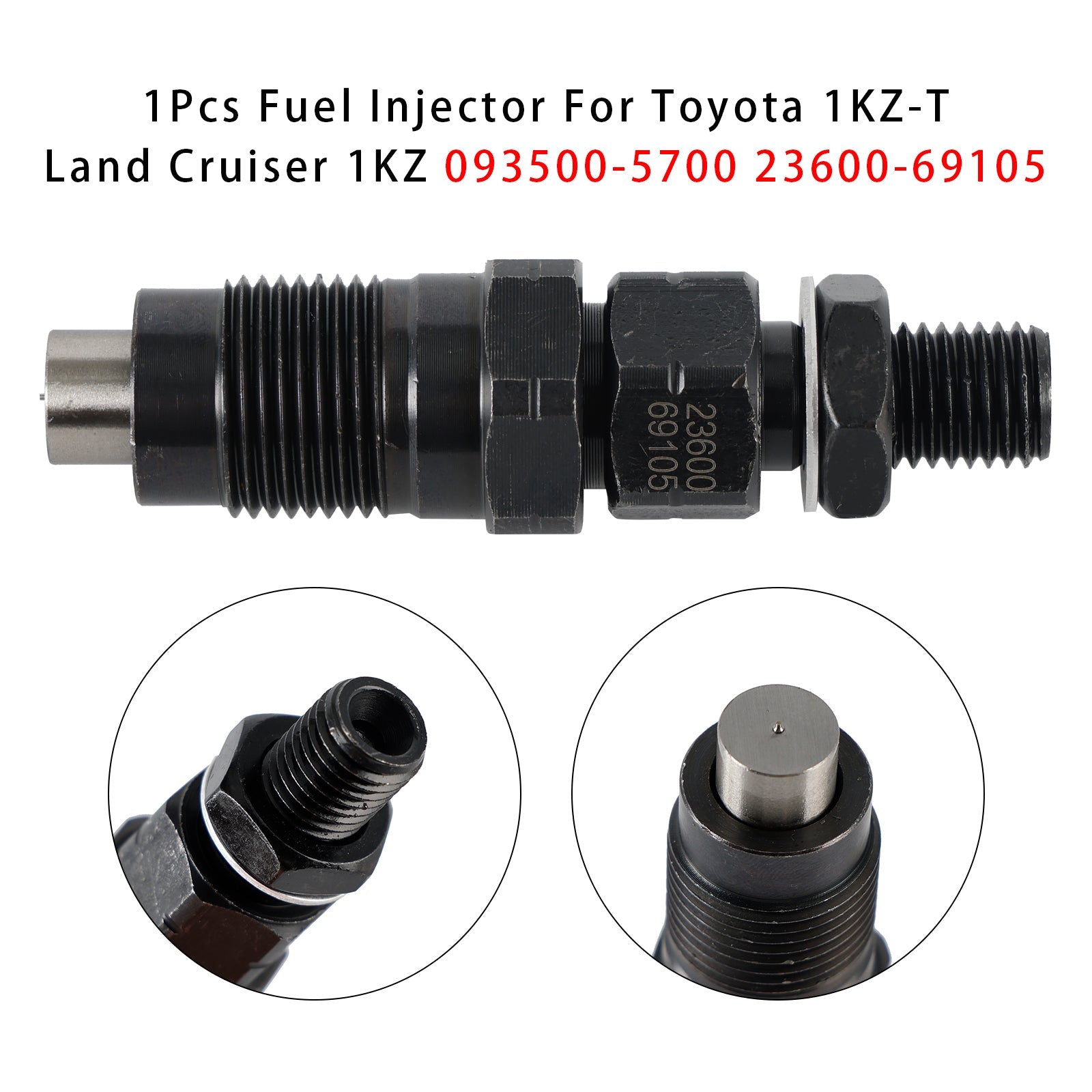 1 injecteur de carburant pour Toyota 1KZ-T Land Cruiser 1KZ 093500-5700 23600-69105