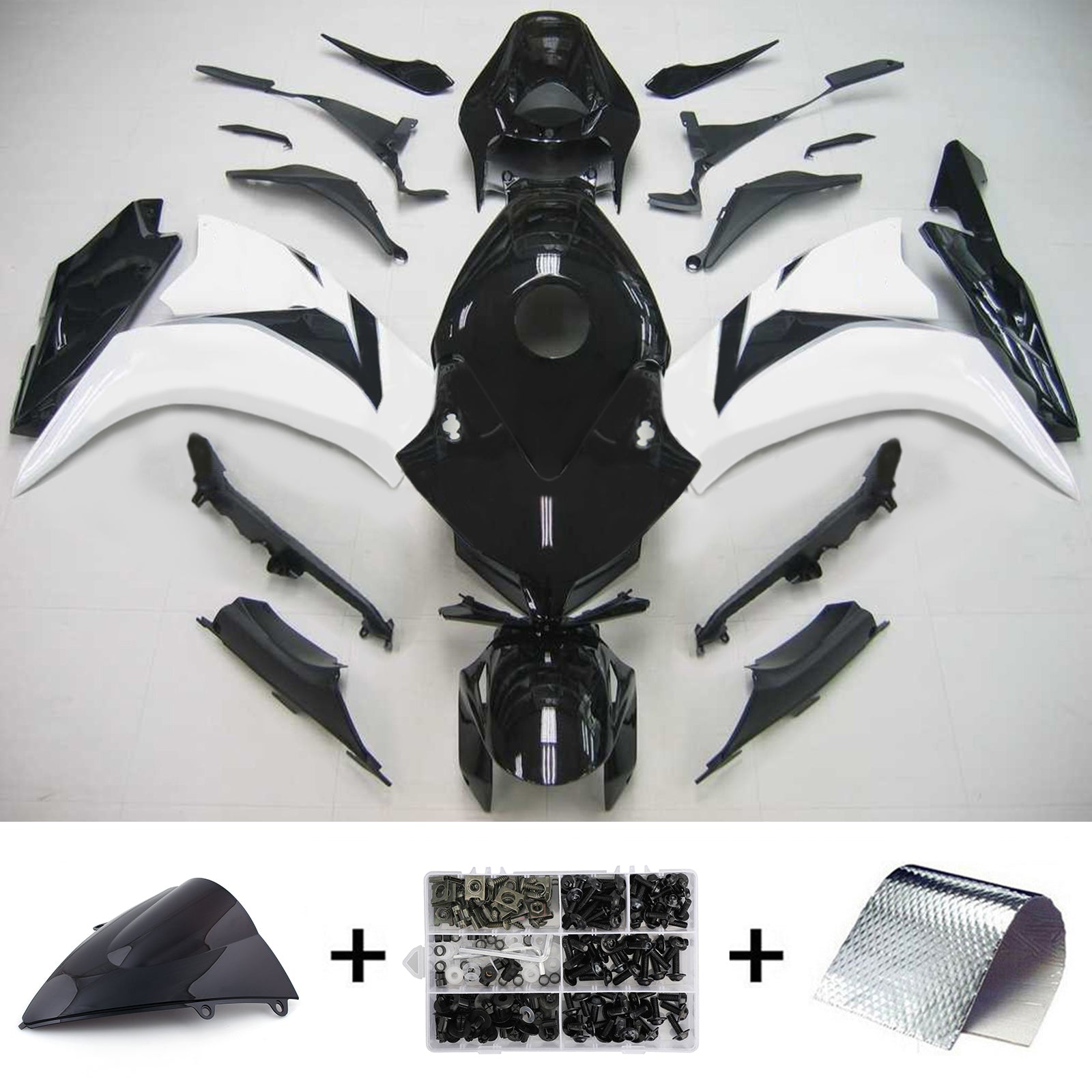 Kit de carénage par injection, carrosserie en plastique ABS pour Honda CBR1000RR 2012-2016