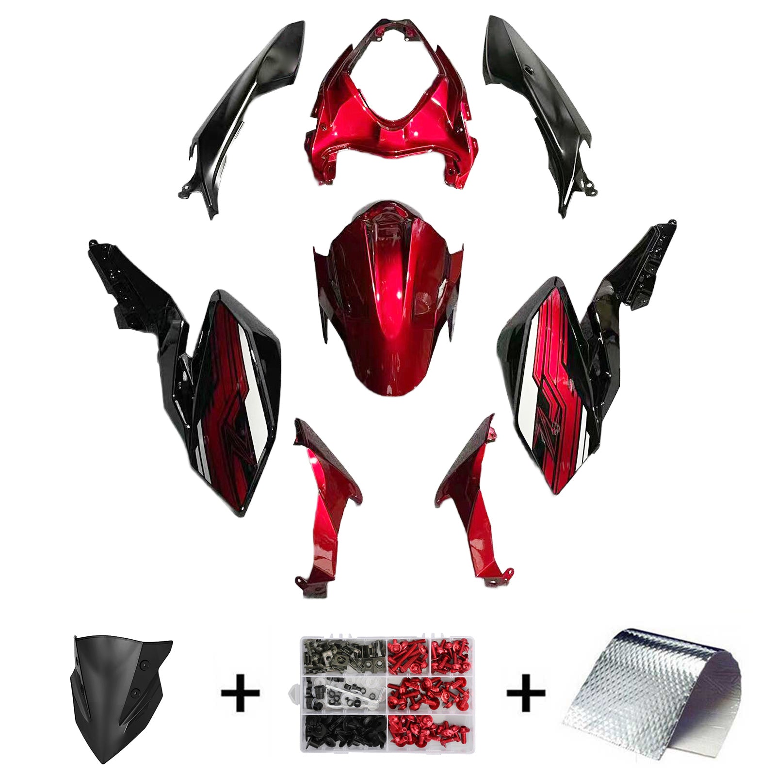 Injection carénage kit carrosserie plastique ABS fit pour Kawasaki Z400 2018-2024