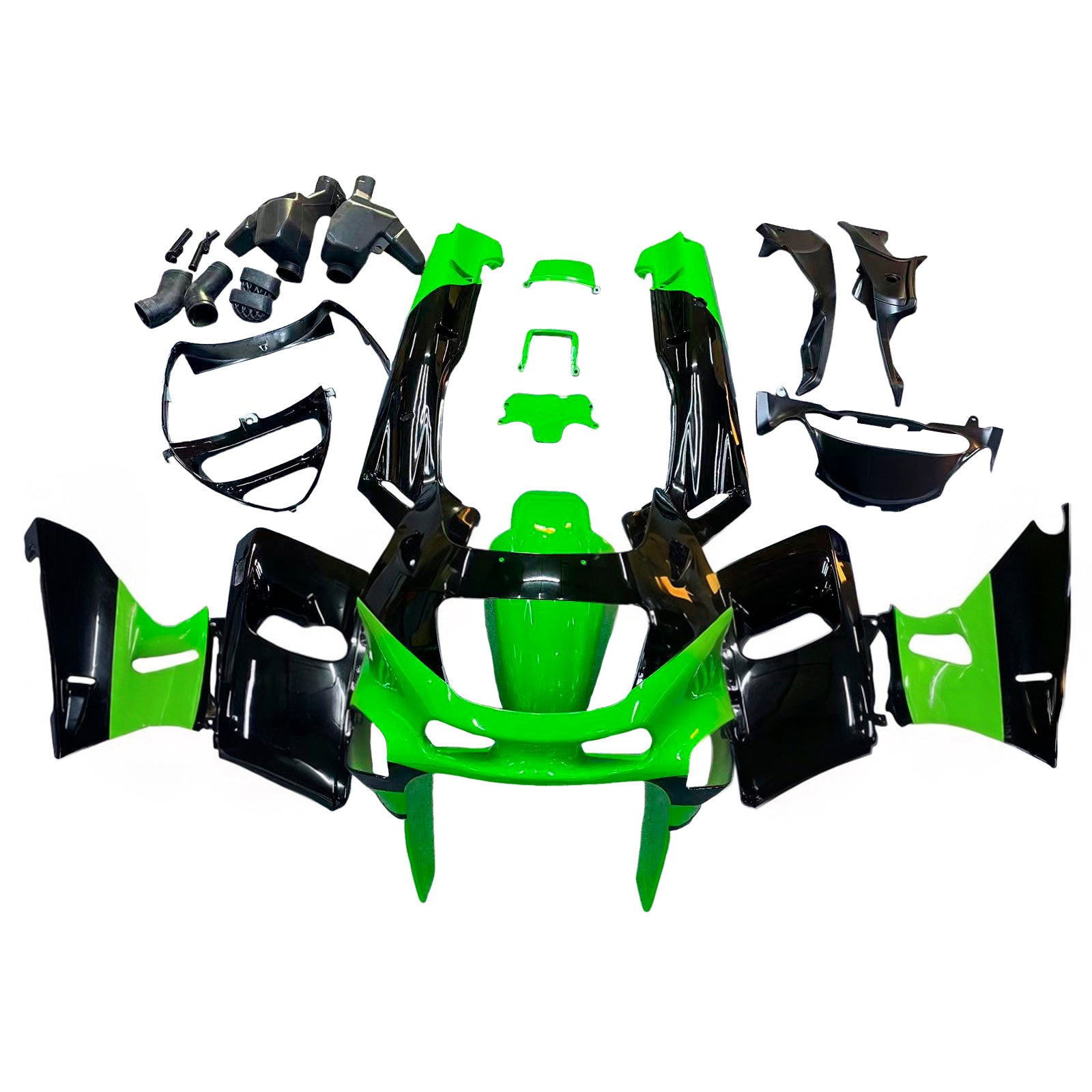 Kit de carénage injecté en plastique ABS pour Kawasaki ZZR400 1993-2007 ZZR600 1998-2003