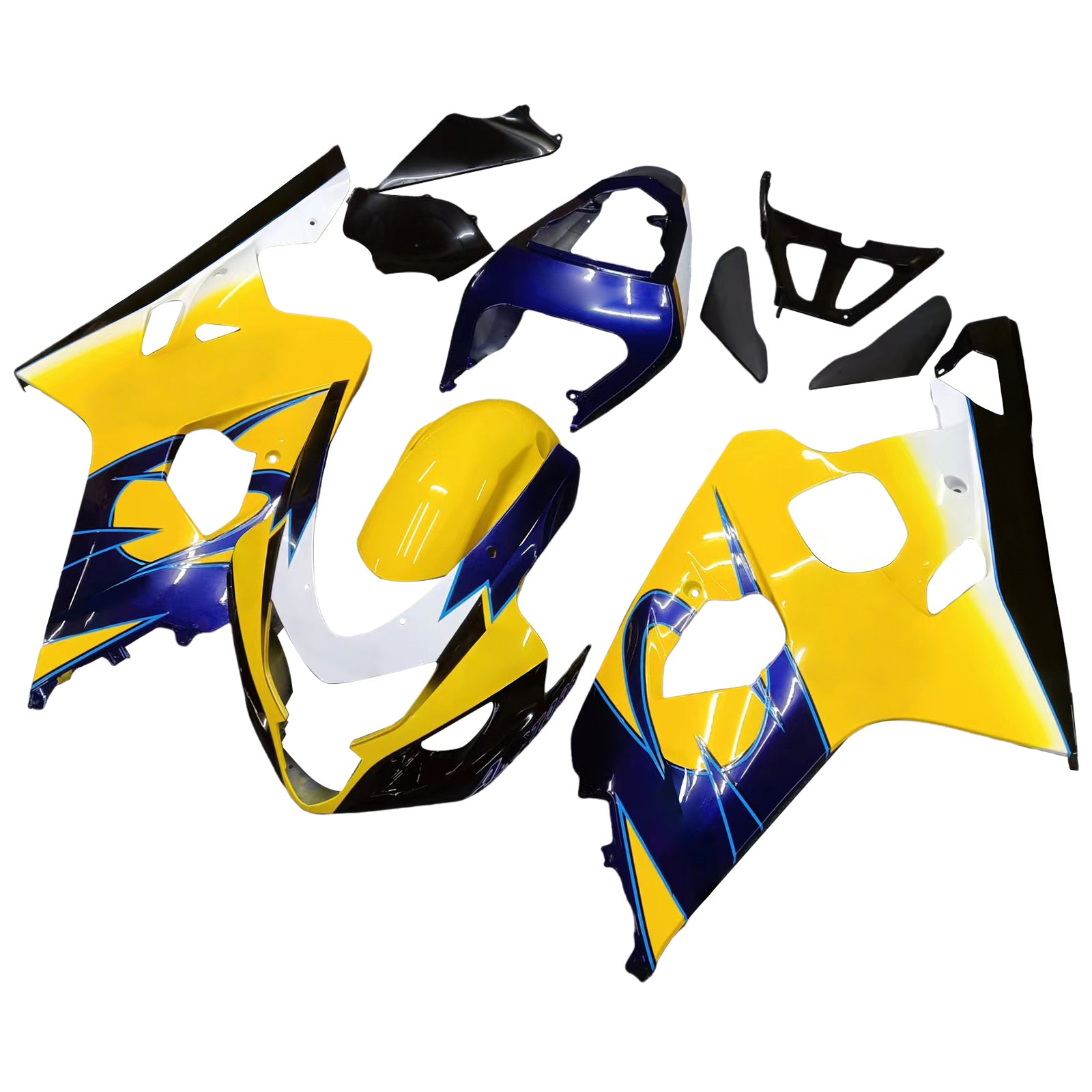Kit de carénage par injection, carrosserie en plastique ABS, compatible avec Suzuki GSXR 600/750 2004-2005