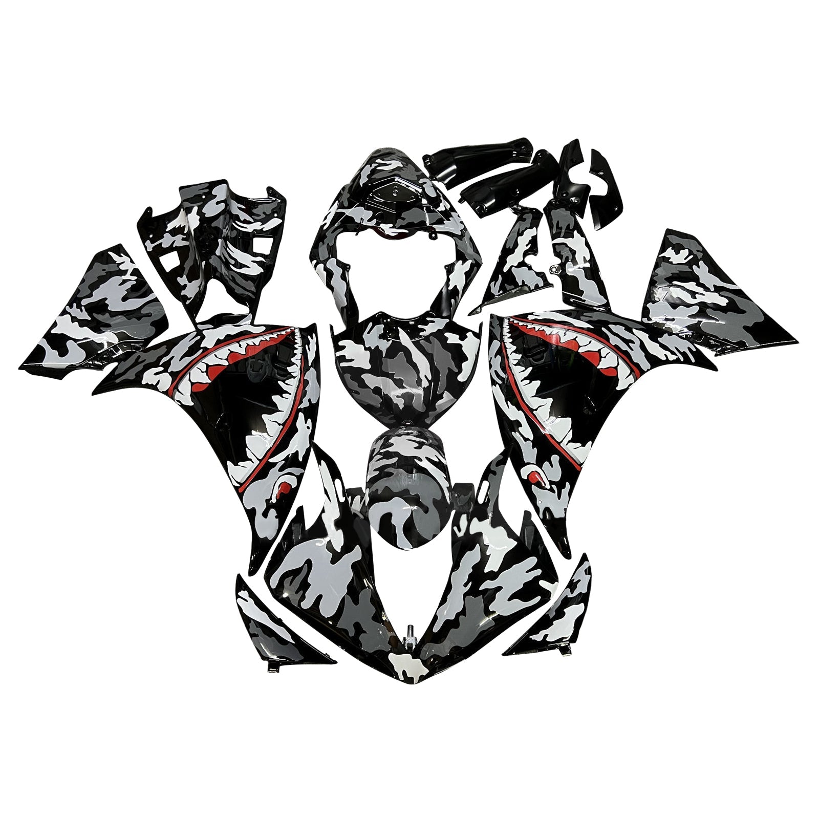 Kit de carénage injecté en plastique ABS pour Yamaha YZFR1 YZF-R1 2009-2011