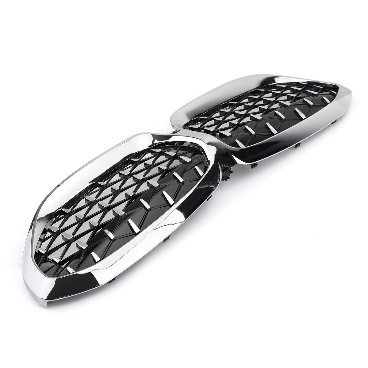 Front Diamond Style Grille de calandre Pour BMW New 3 Series G20 Racing Chrome