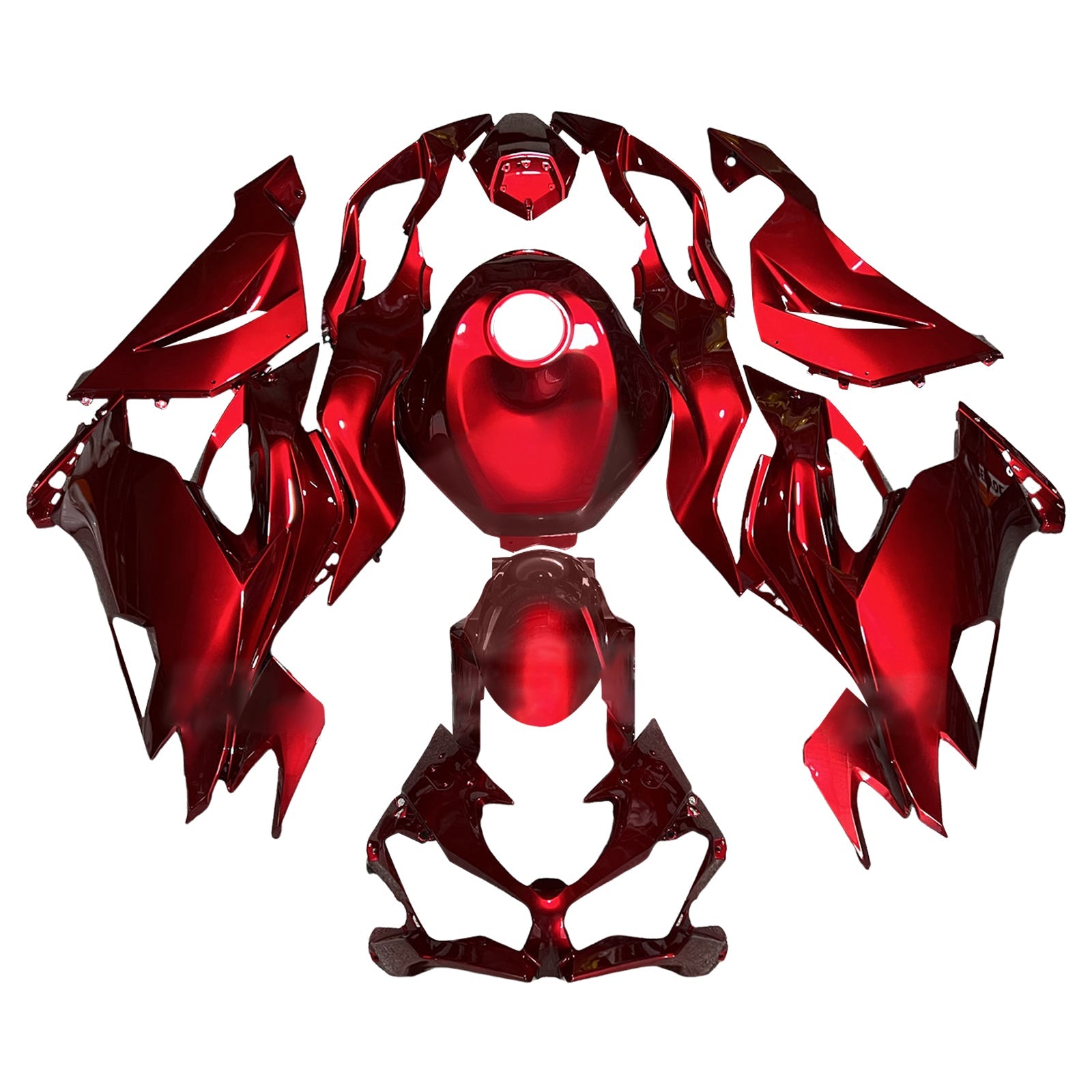 Kit di carenatura a iniezione, corpo in plastica ABS per Kawasaki ZX6R 2019-2023