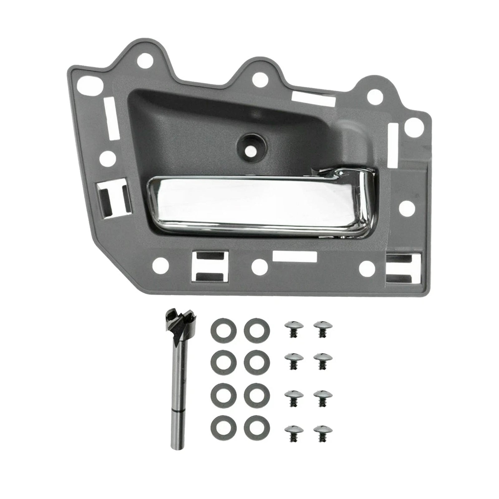 4 poignées de porte intérieures chromées avant et arrière pour Jeep Grand Cherokee 2005-2011