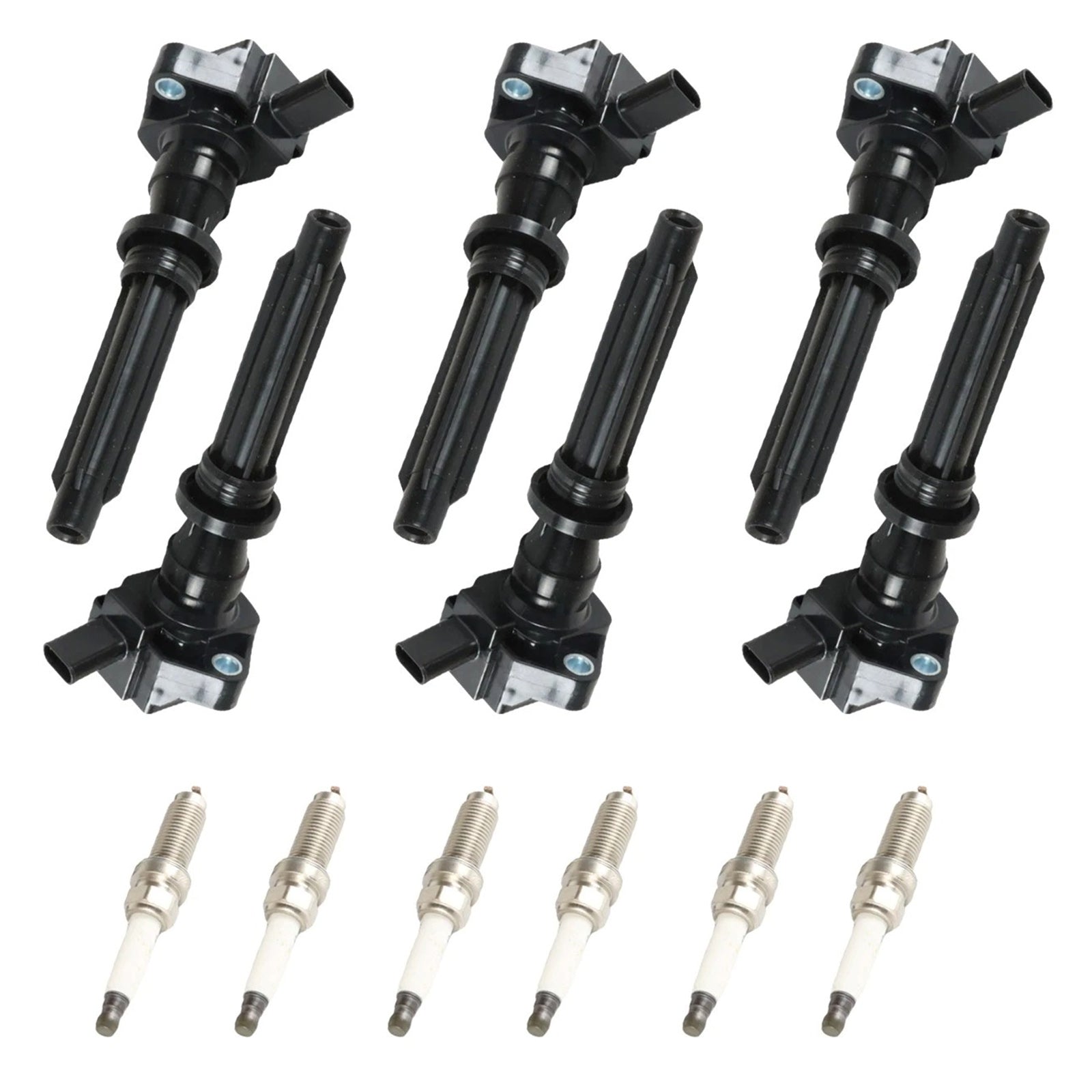 6 bobines d'allumage et bougies UF730 pour Land Rover Discovery 2017-2020