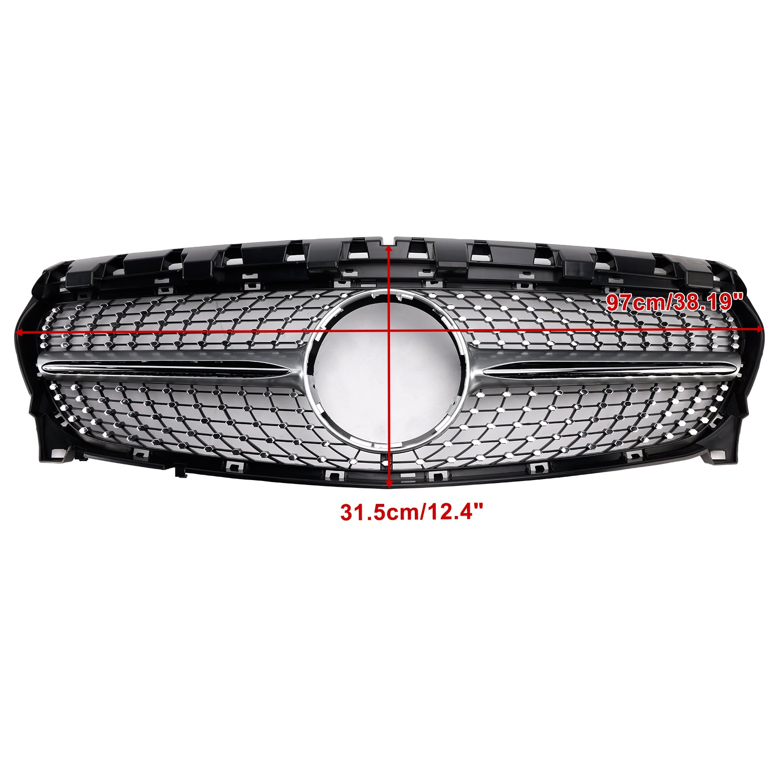 Diamond Front Grill Grille Pour Mercedes-Benz CLA-Class W117 CLA250 2013-2019