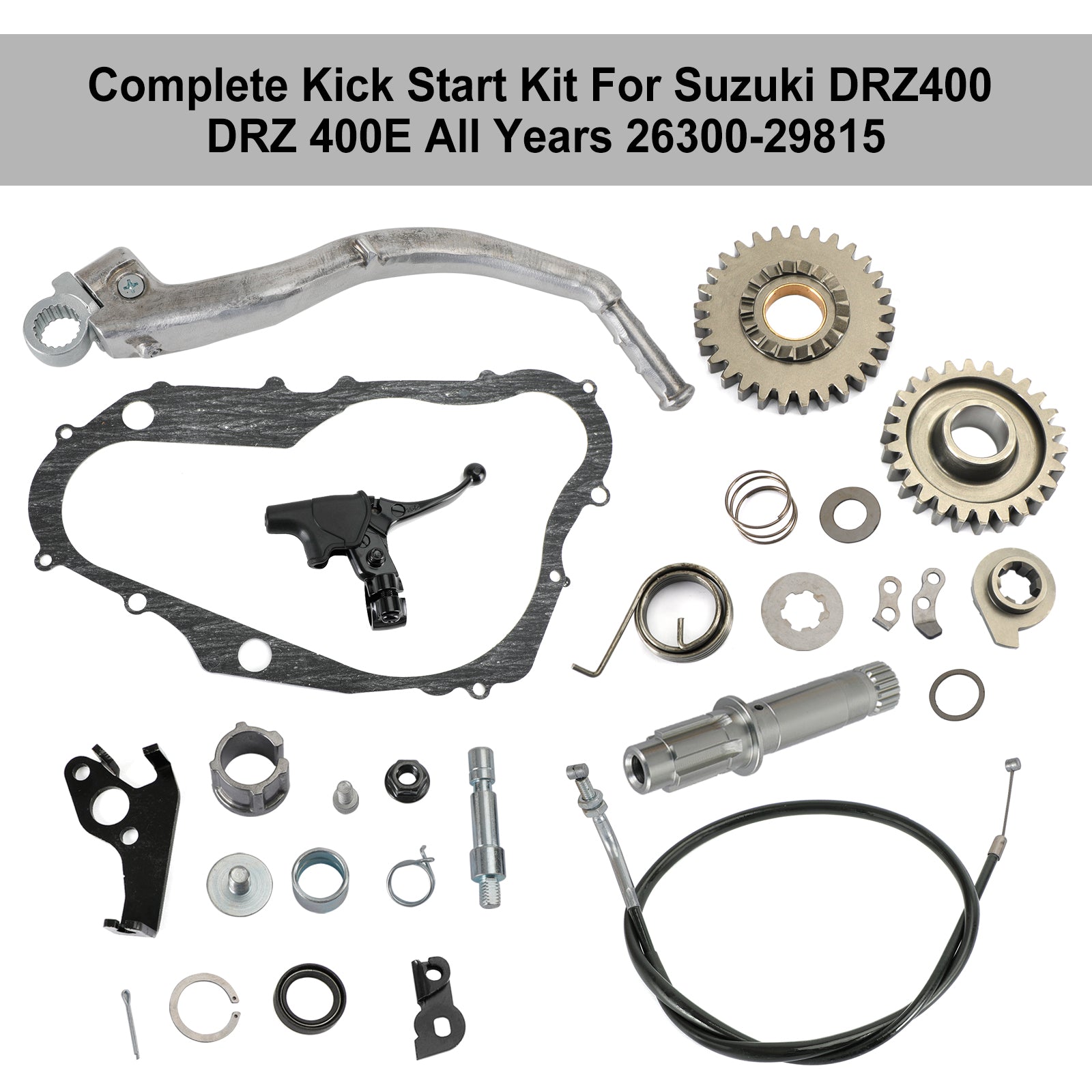 Kit de démarrage complet pour Suzuki DRZ400 DRZ 400E modèles 26300-29815
