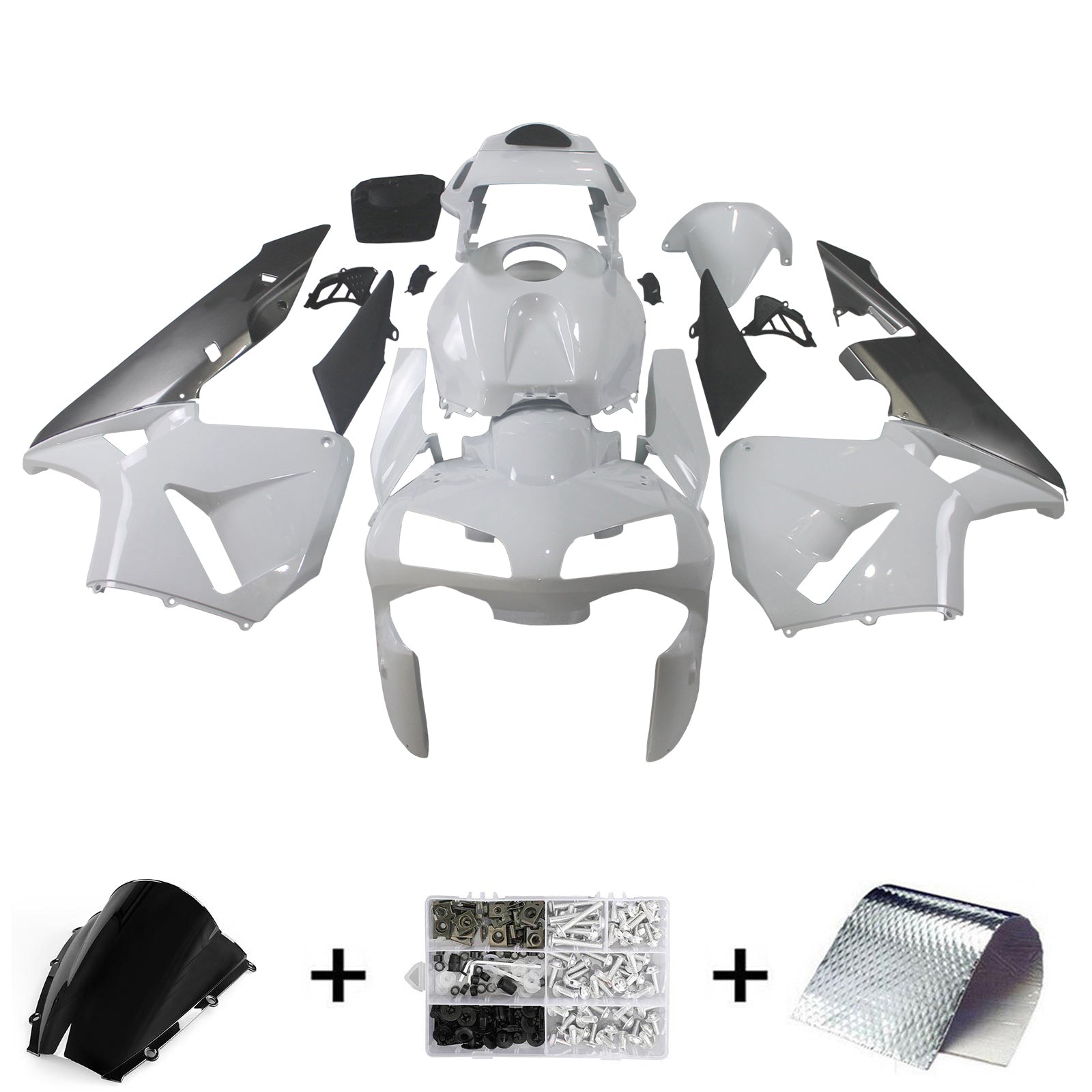 Kit de carénage par injection, carrosserie en plastique ABS pour Honda CBR600RR 2003-2004 F5
