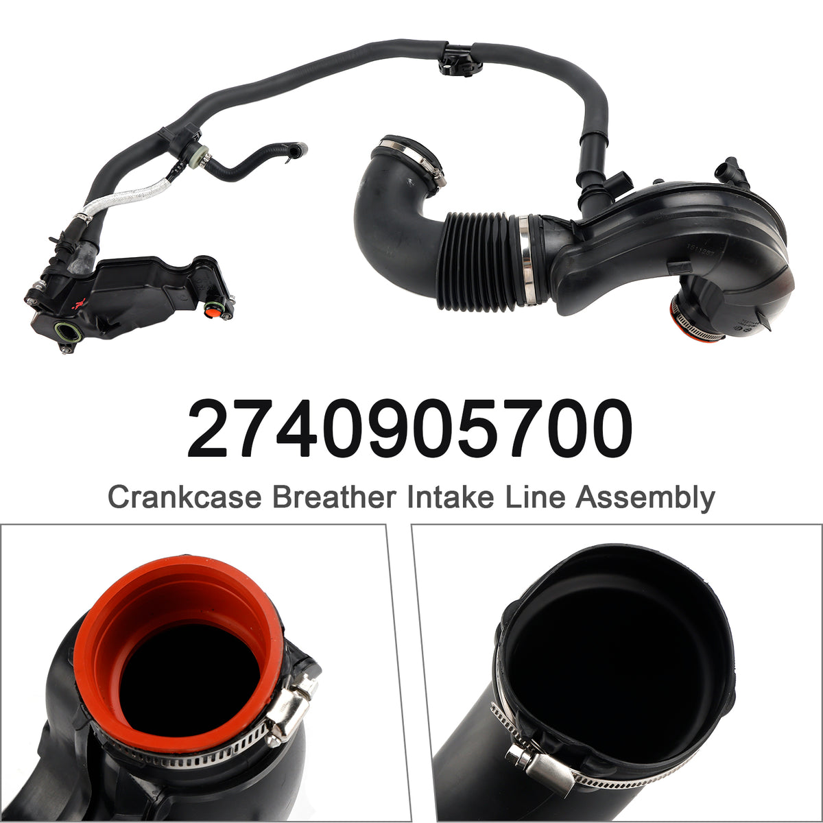 Ensemble ligne admission respirateur carter 2740905700 pour Benz X218 S205 W213