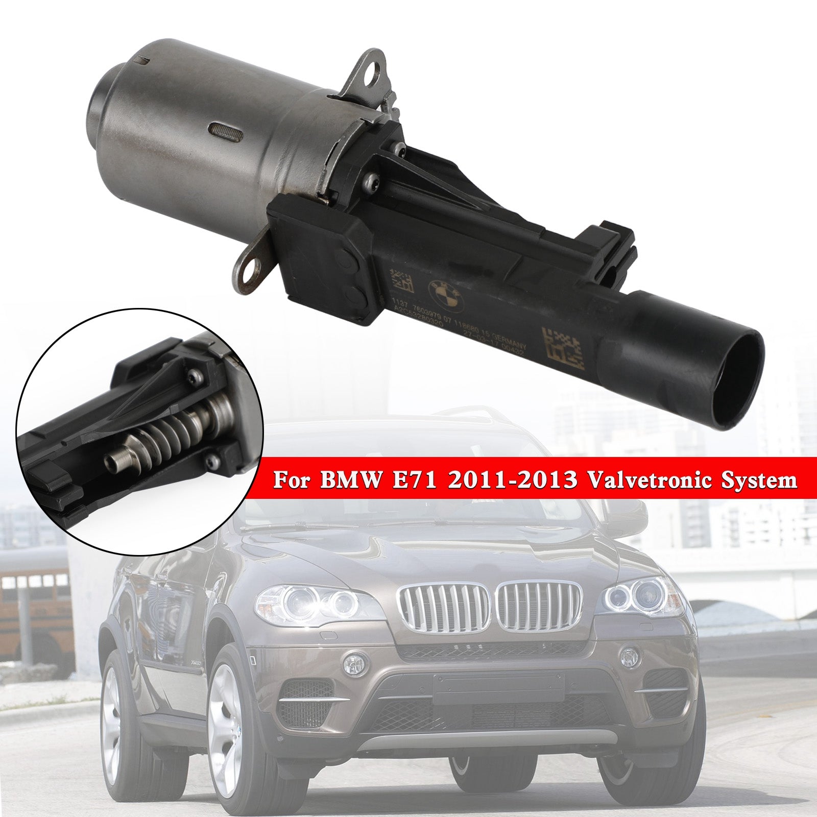 Actionneur d'arbre excentrique 11377603979 pour système Valvetronic BMW E71 2011 – 2013