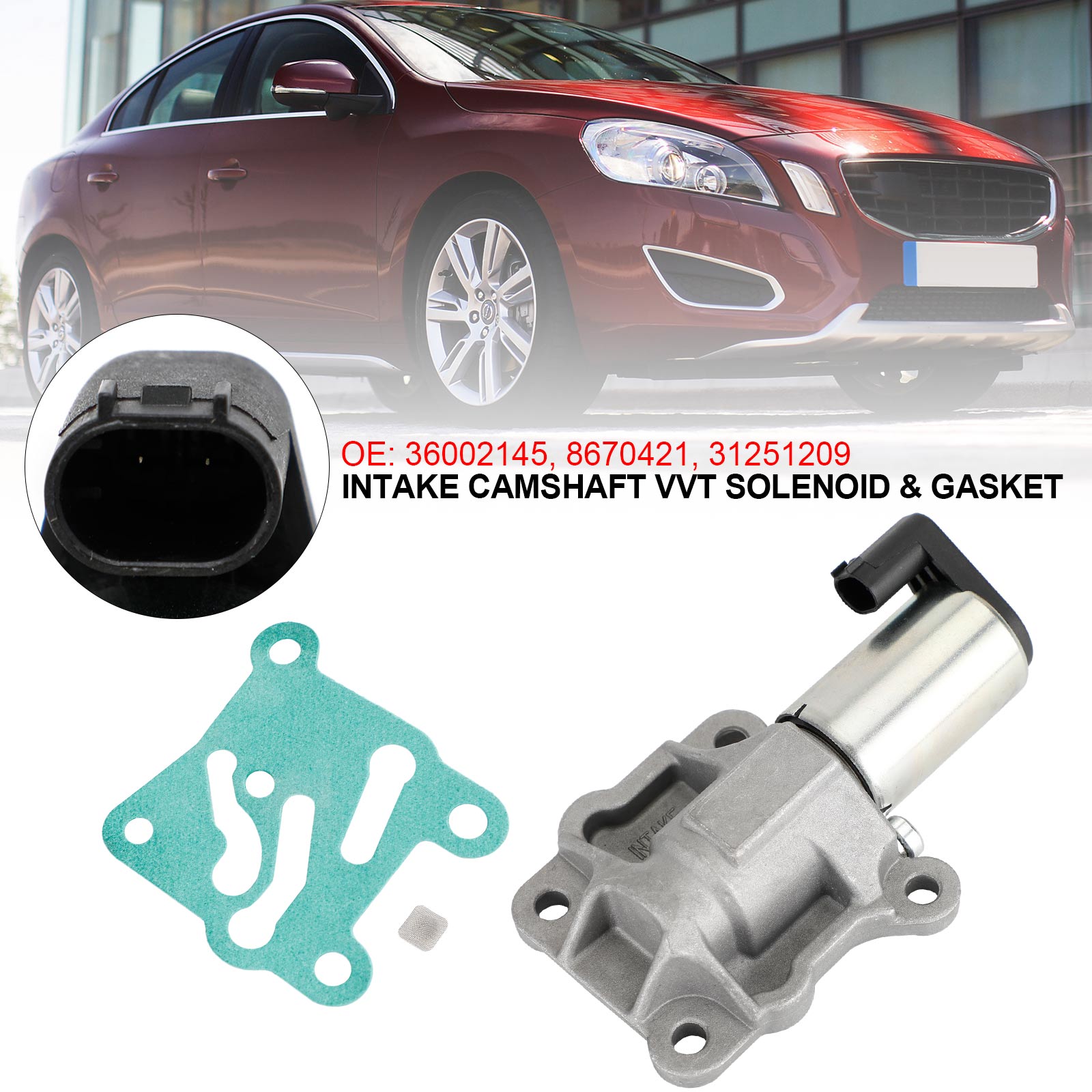 Intake Camshaft VVT Solenoid & Gasket 36002145 pour Volvo C70 V70 XC70 S80