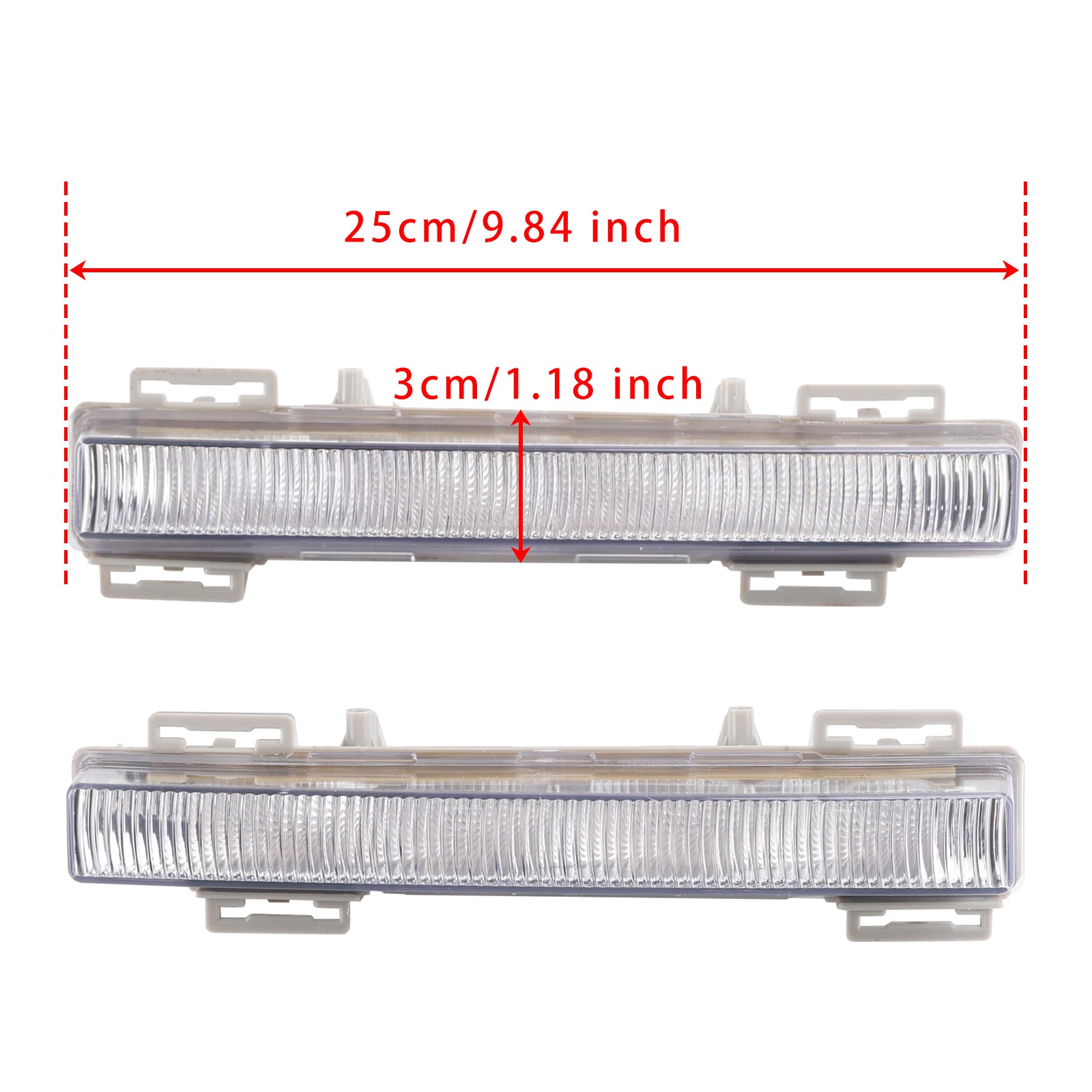 Par de luces diurnas y antiniebla para Mercedes Benz W166 Clase GL 2013-2016, modelo específico izquierdo/derecho, A0999065700/A0999065800