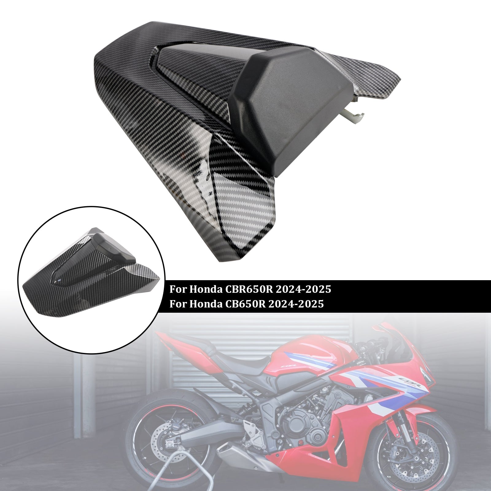 Couvercle de carénage de siège arrière pour Honda CBR650R CB650R 2024-2025