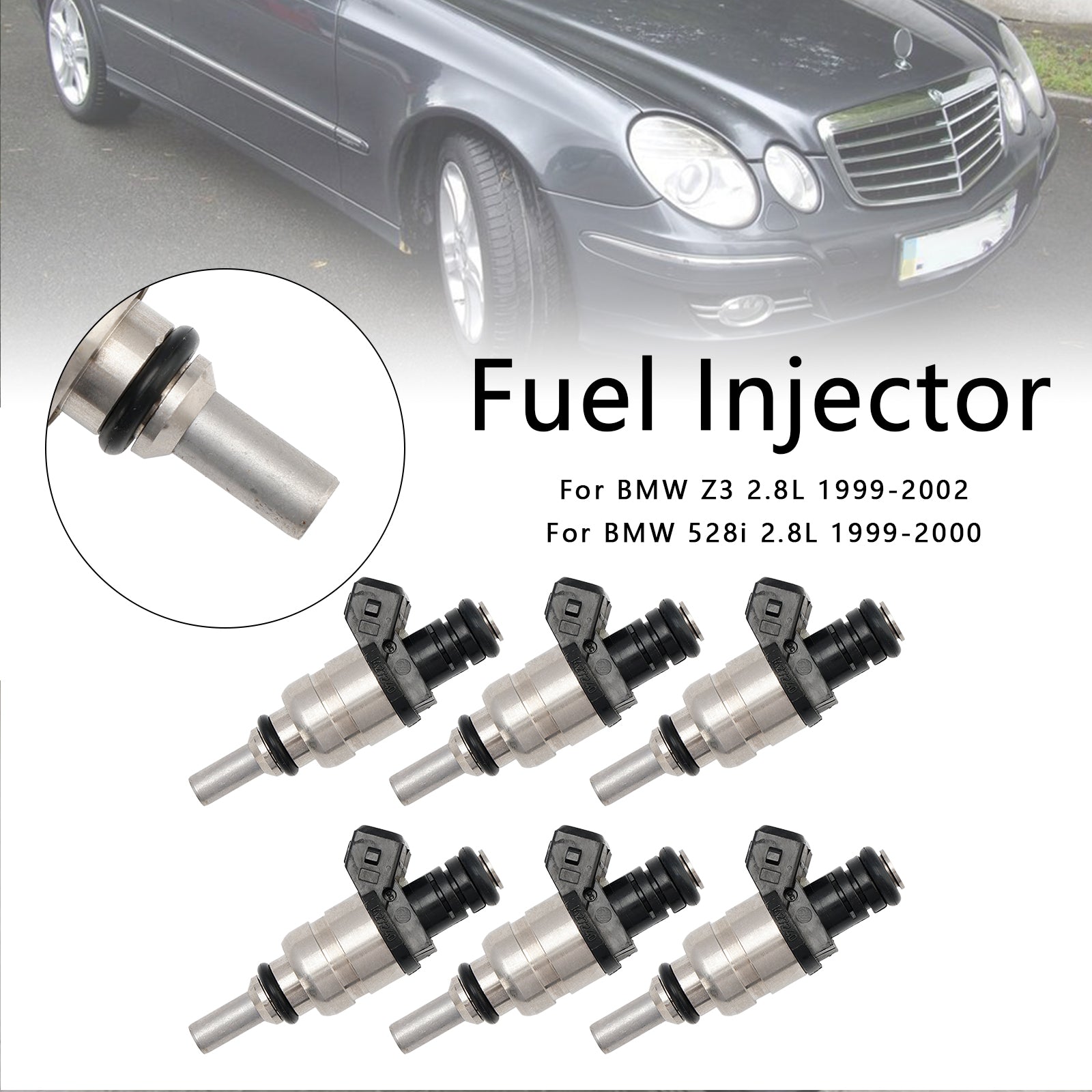 Injecteur de carburant 6 pièces pour BMW 525i 2,5 L 2001-2005 13537546244 1427240 7546244