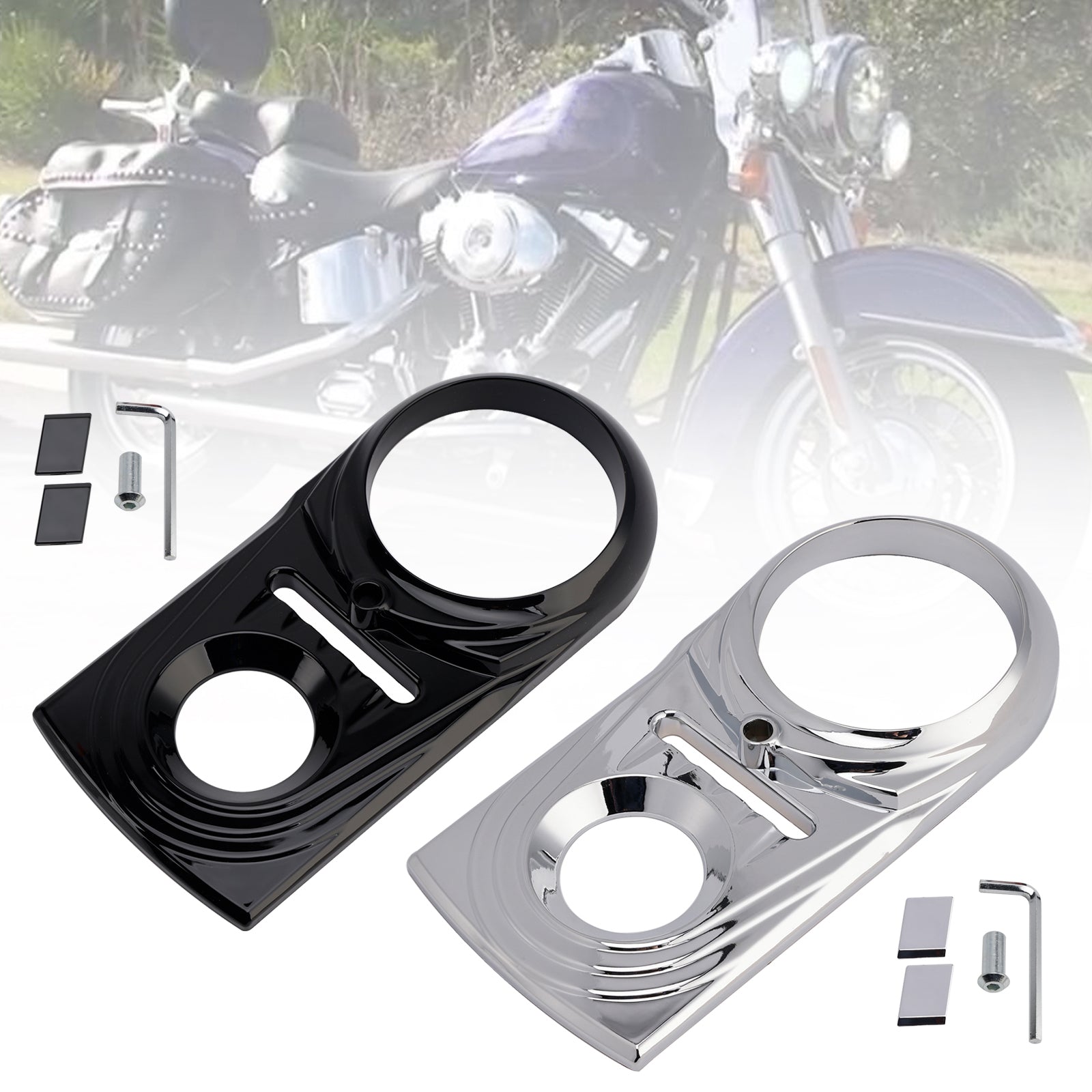 Cache de tableau de bord pour réservoir d'essence de Softail FLSTC FXST Street Glide