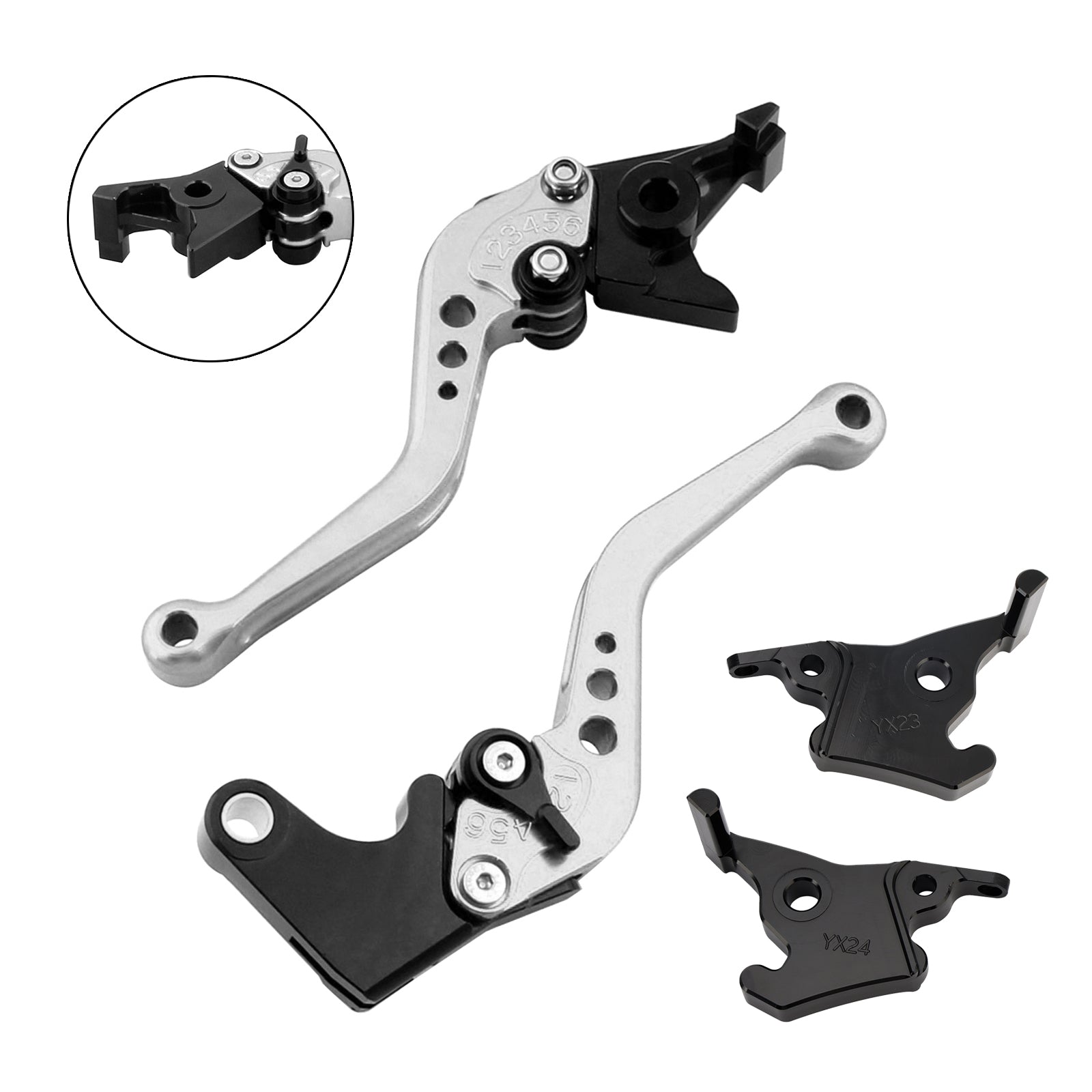 Levier de frein et d'embrayage court neuf pour YAMAHA XMAX 300 (2023-2025)