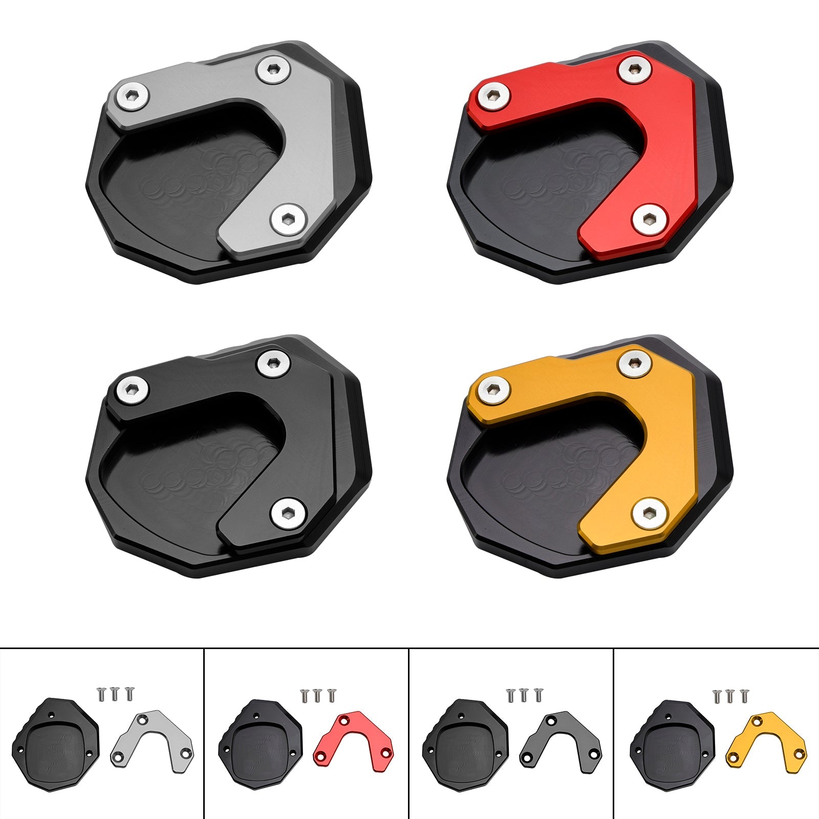 Piastra di allargamento cavalletto 2023-2024 adatta per Honda XL 750 Transalp CB750 Hornet