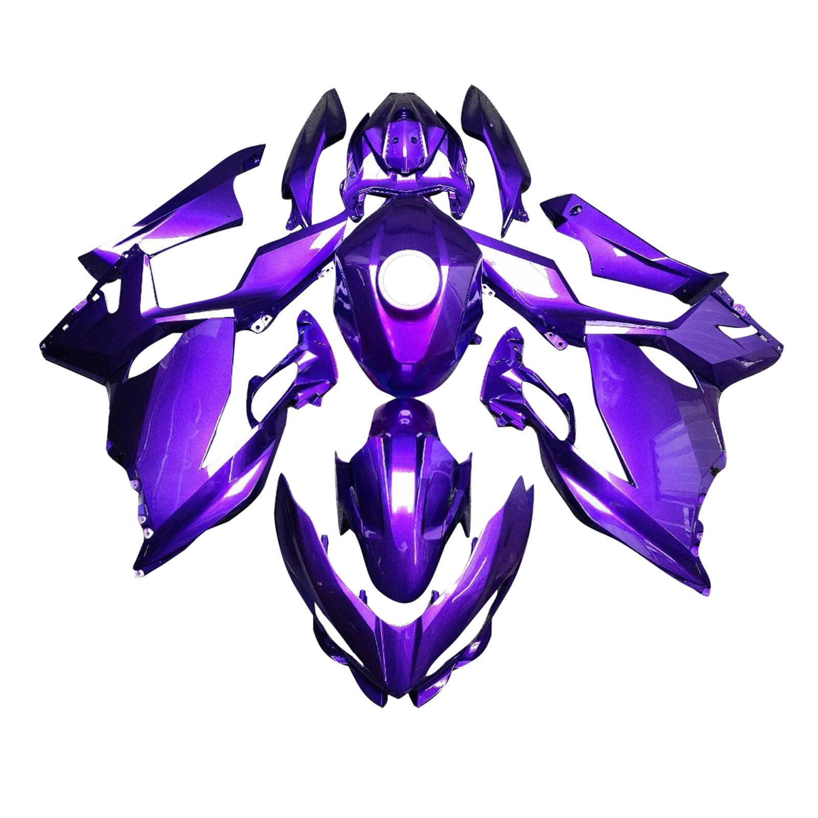 Kit di carenatura a iniezione, carrozzeria in plastica ABS per Kawasaki EX400 Ninja400 2018-2024
